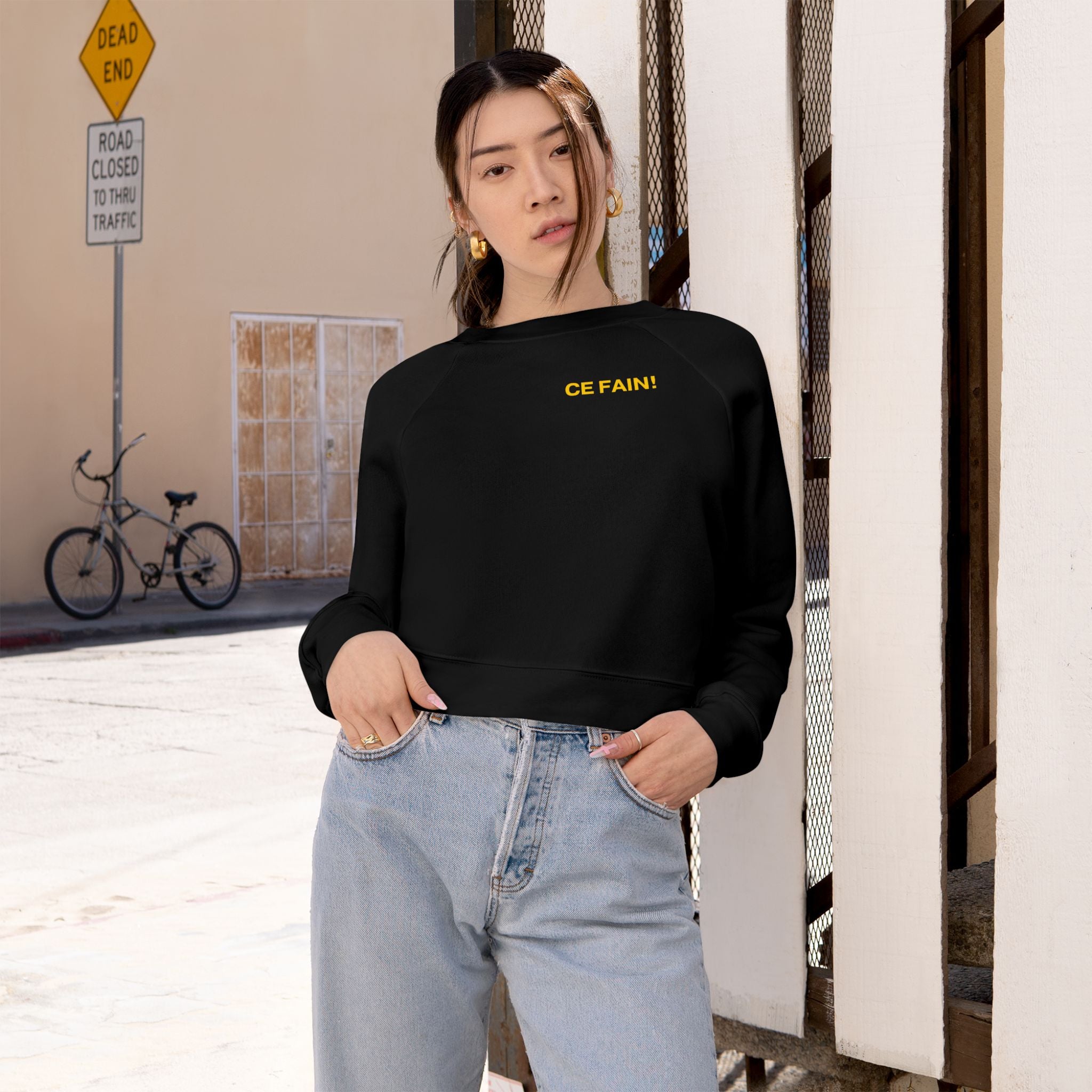 IELE Cropped Fleece Pullover - Vintage