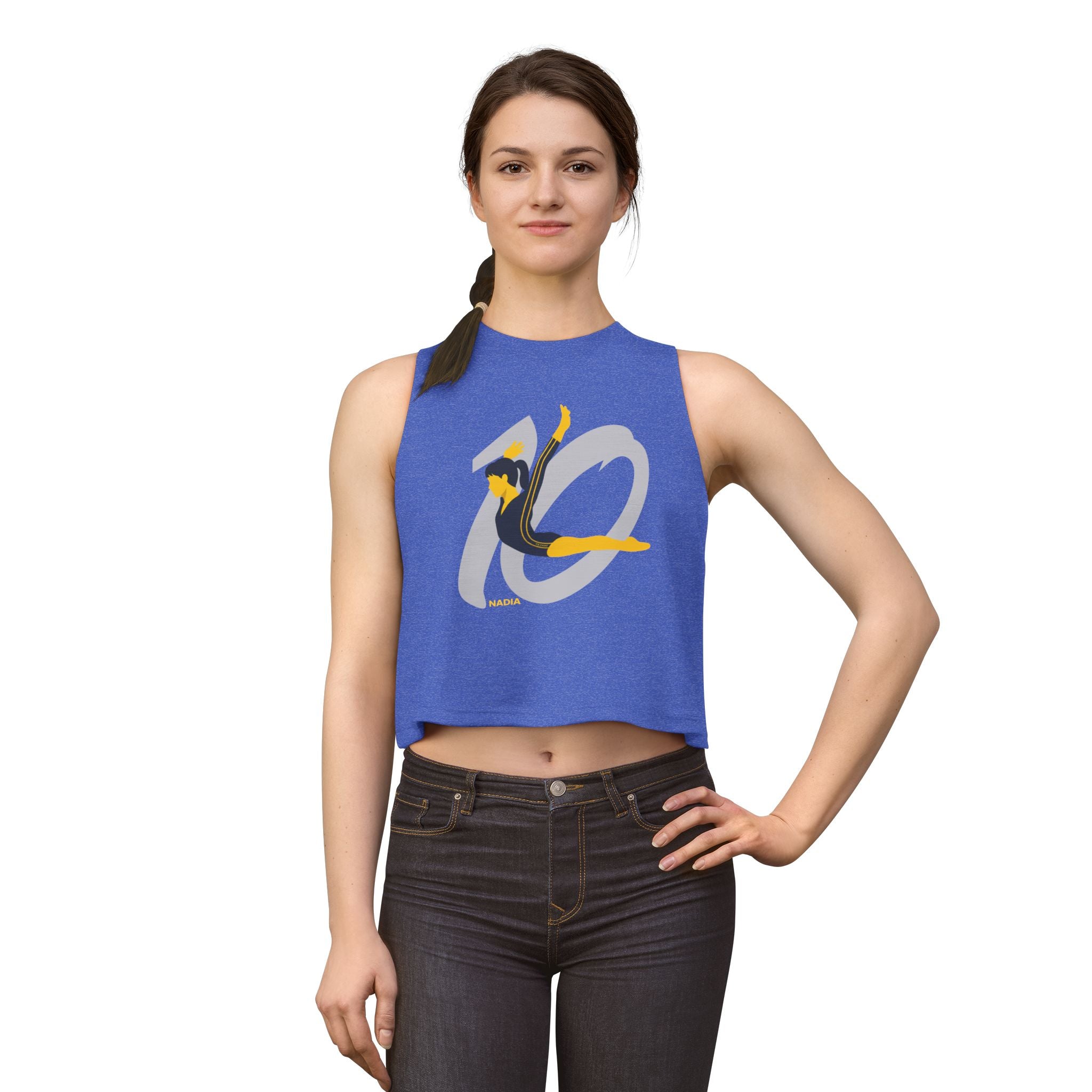 Nadia Perfect 10 Anniversary Crop Tank Top