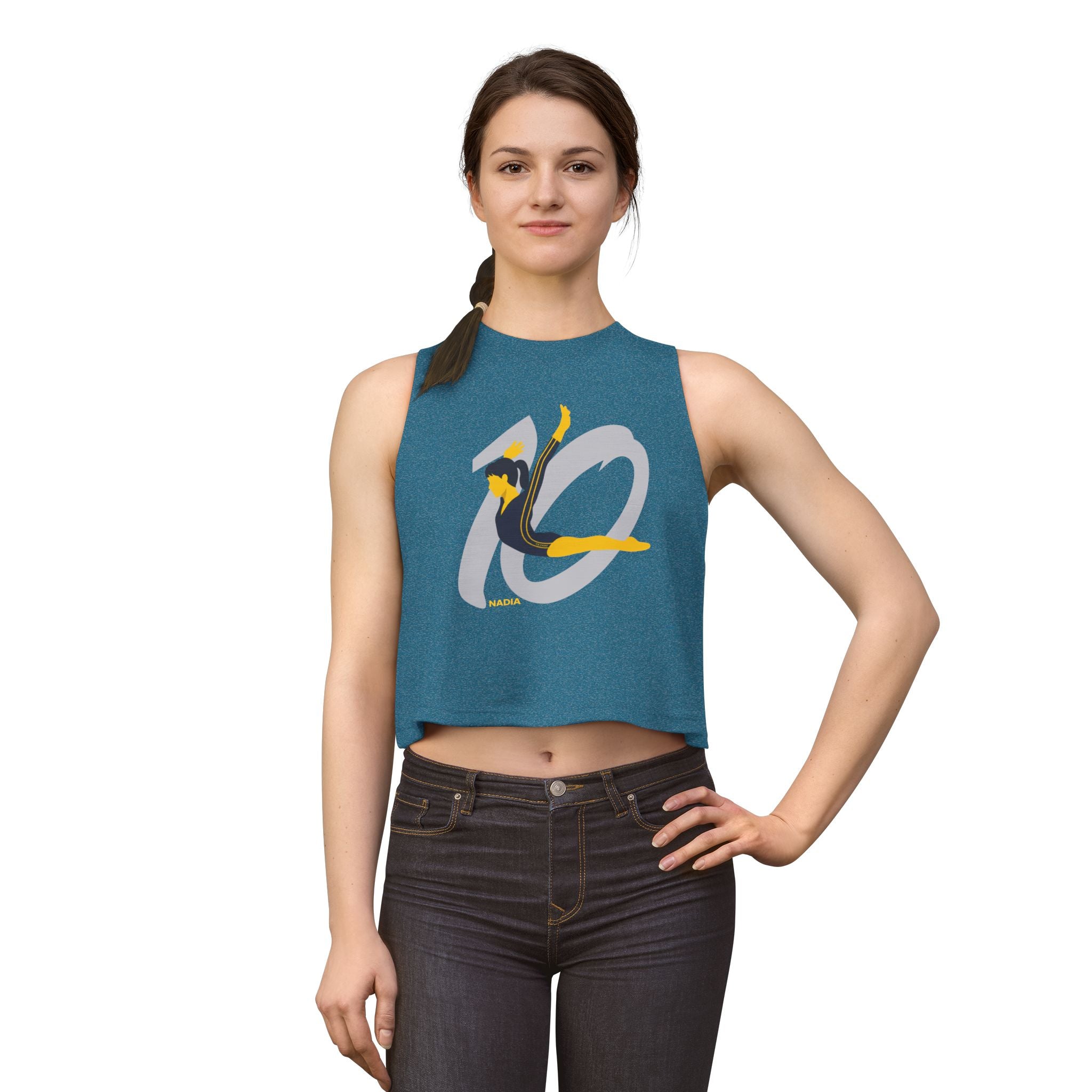 Nadia Perfect 10 Anniversary Crop Tank Top