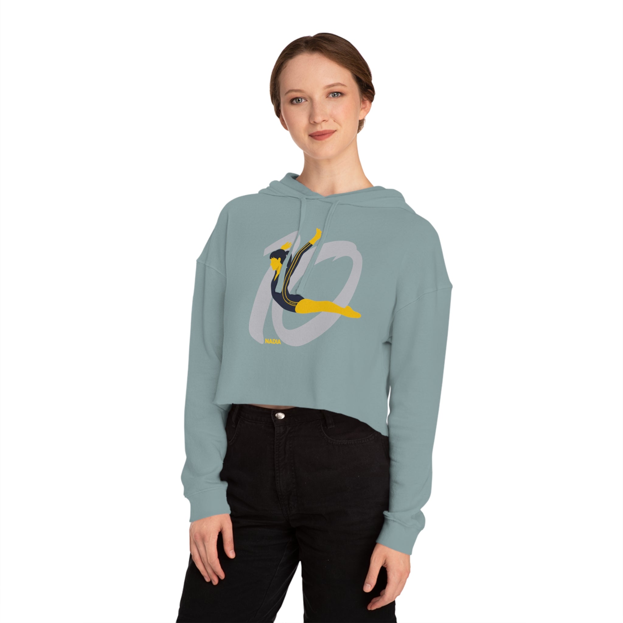 Nadia Perfect 10 Anniversary Cropped Hoodie