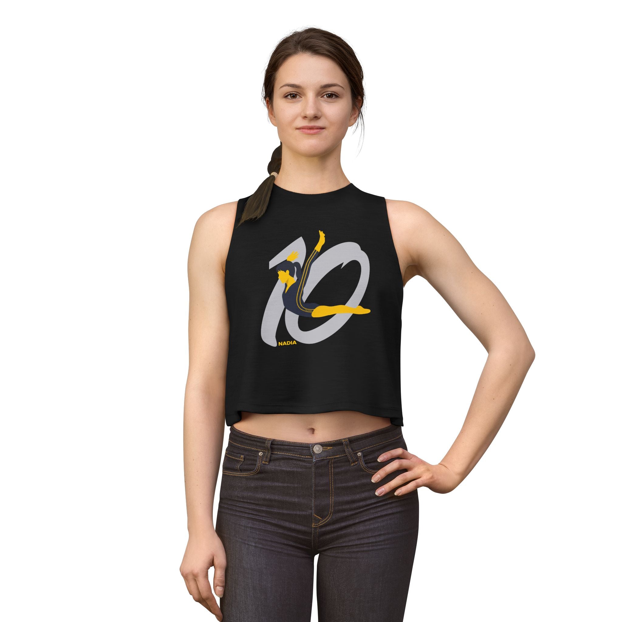 Nadia Perfect 10 Anniversary Crop Tank Top