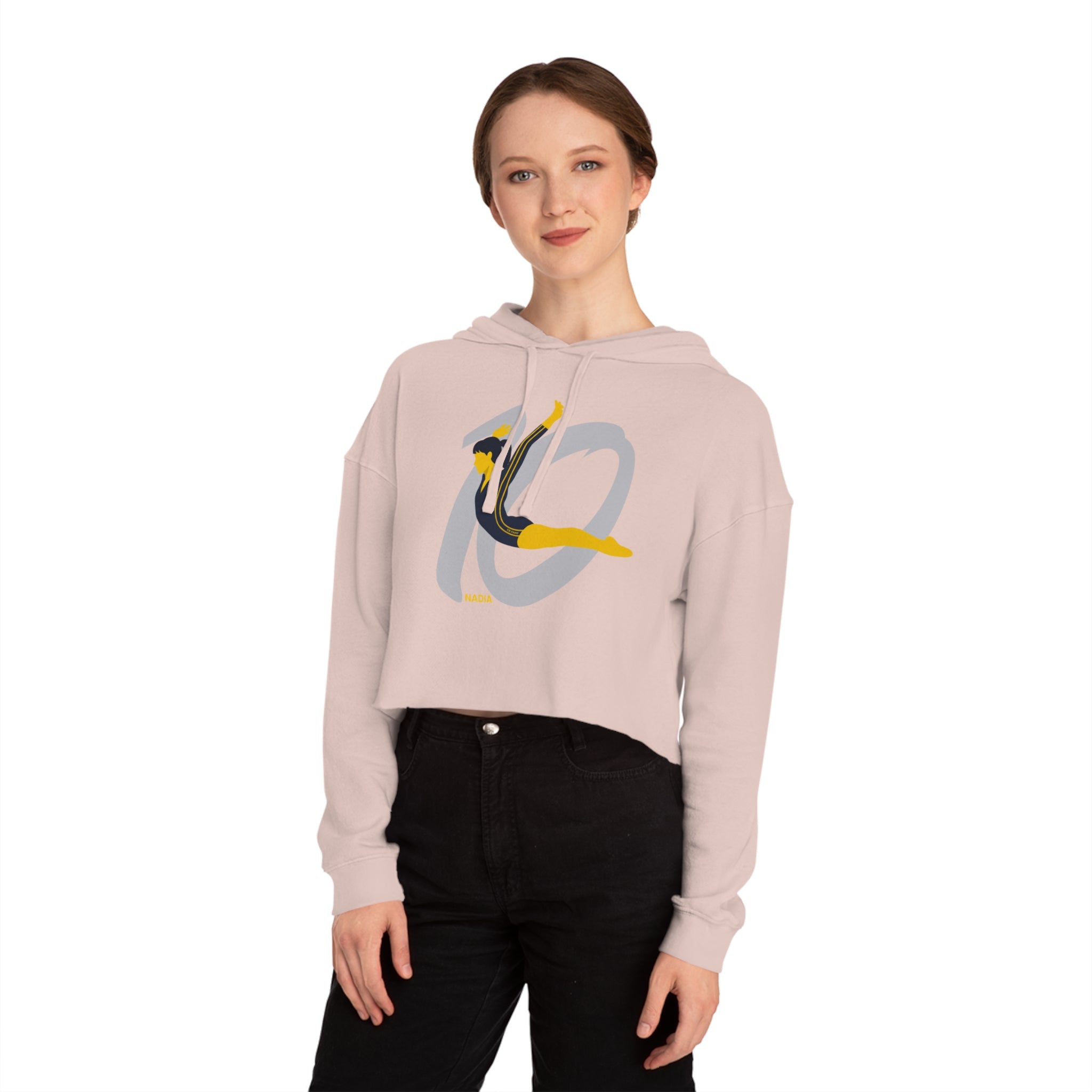 Nadia Perfect 10 Anniversary Cropped Hoodie