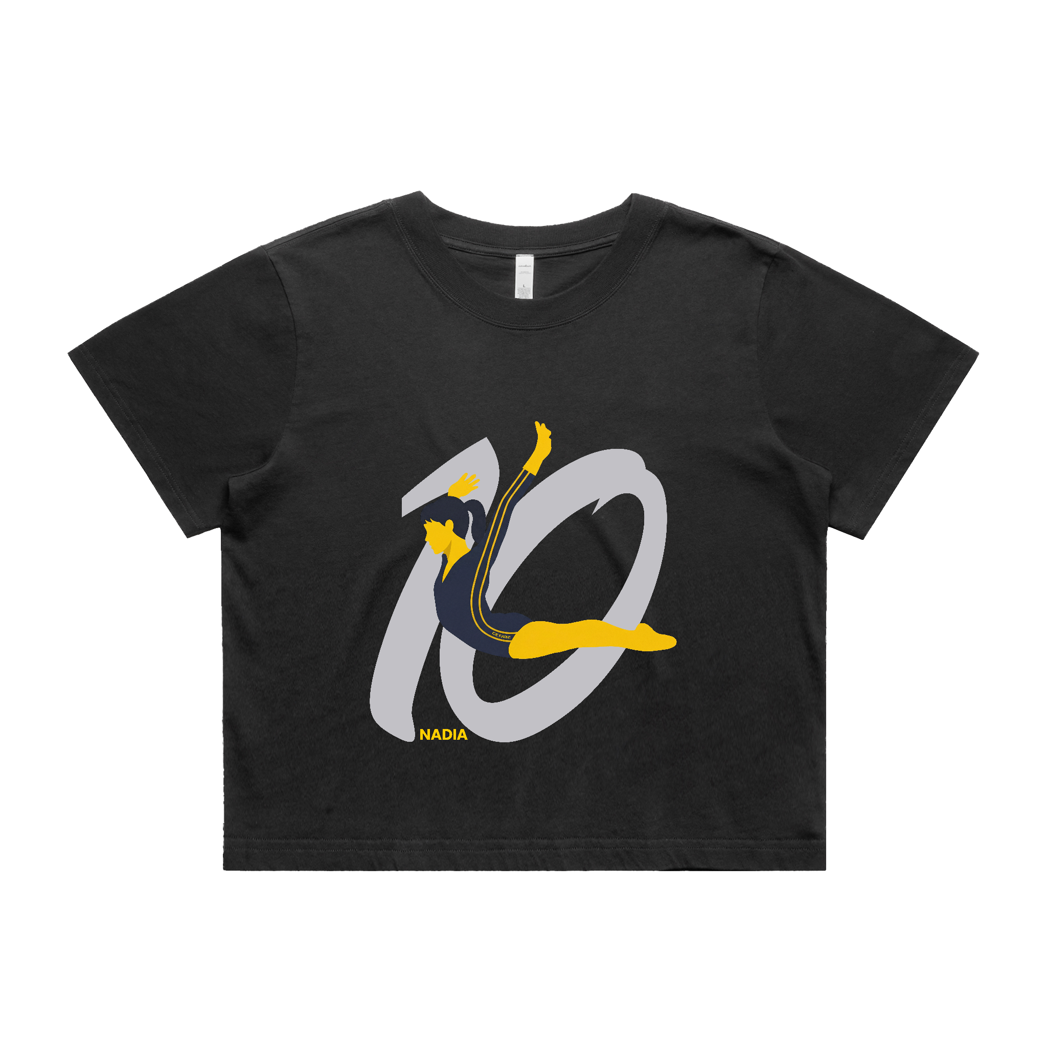 Nadia Perfect 10 Anniversary Cropped T-Shirt