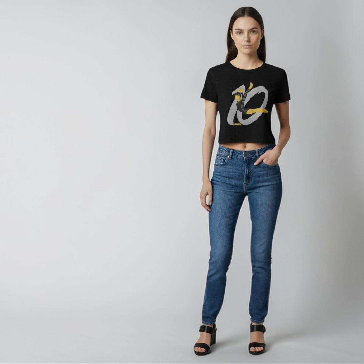 Nadia Perfect 10 Anniversary Organic Rib T-Shirt