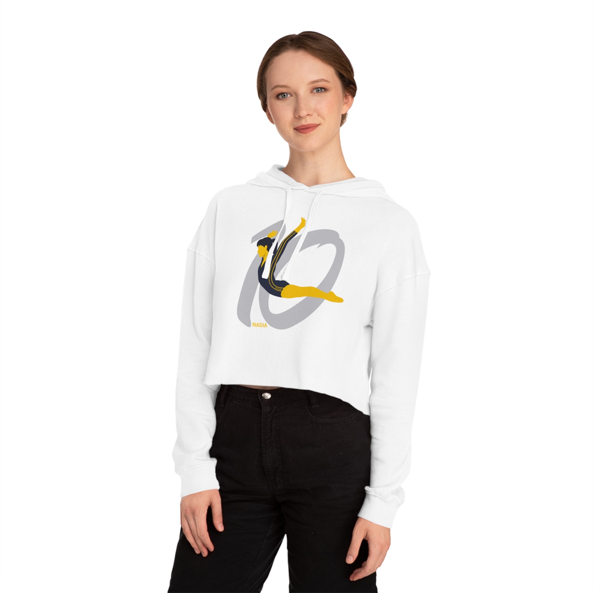 Nadia Perfect 10 Anniversary Cropped Hoodie