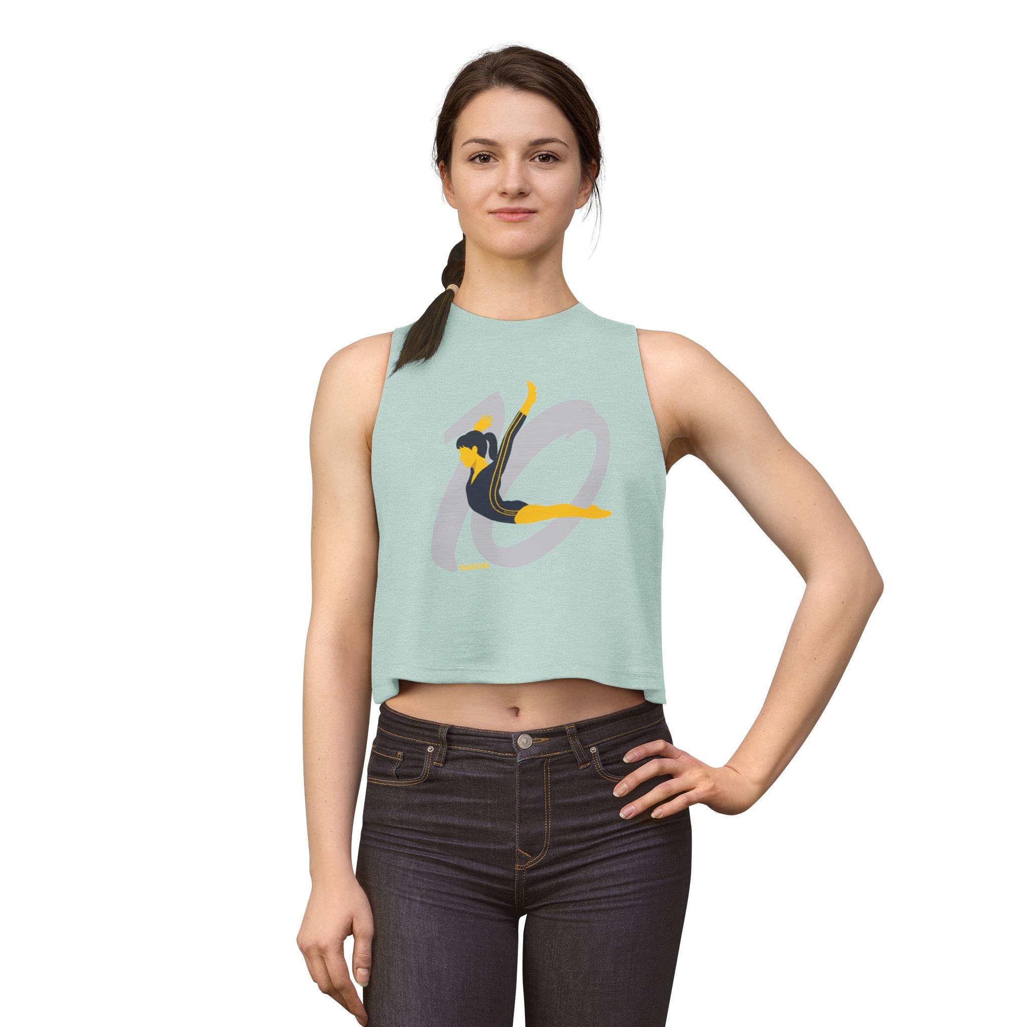 Nadia Perfect 10 Anniversary Crop Tank Top