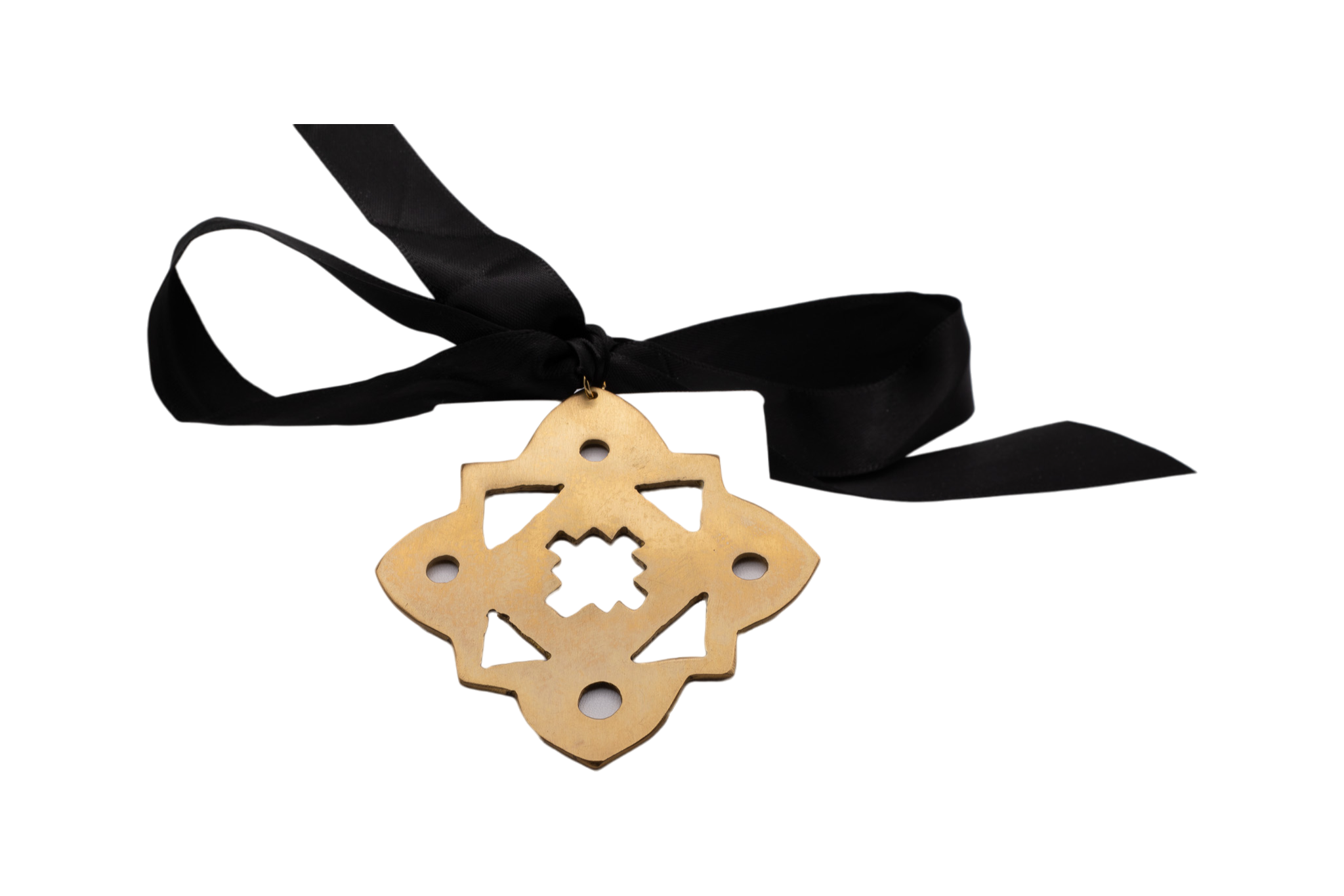 Hyperborean Pendant – Brass Necklace