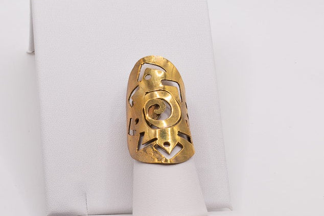 Hyperborean Ring – Handcrafted Brass