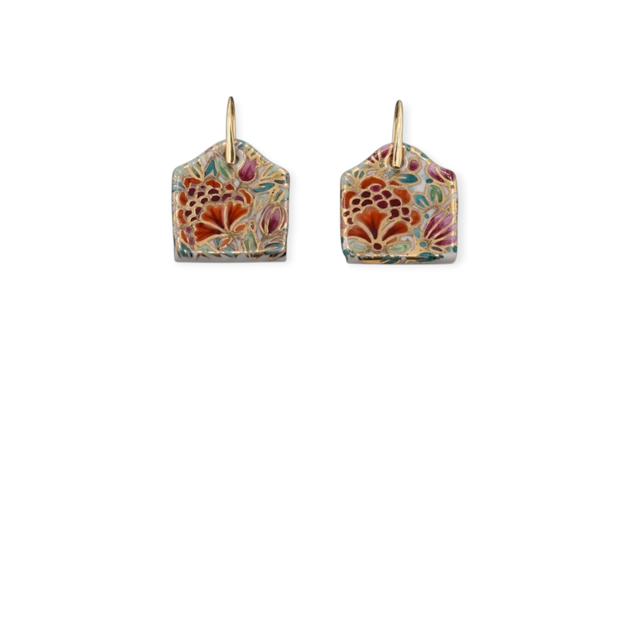 “Spring is in the Air” Small Baroque House Earrings