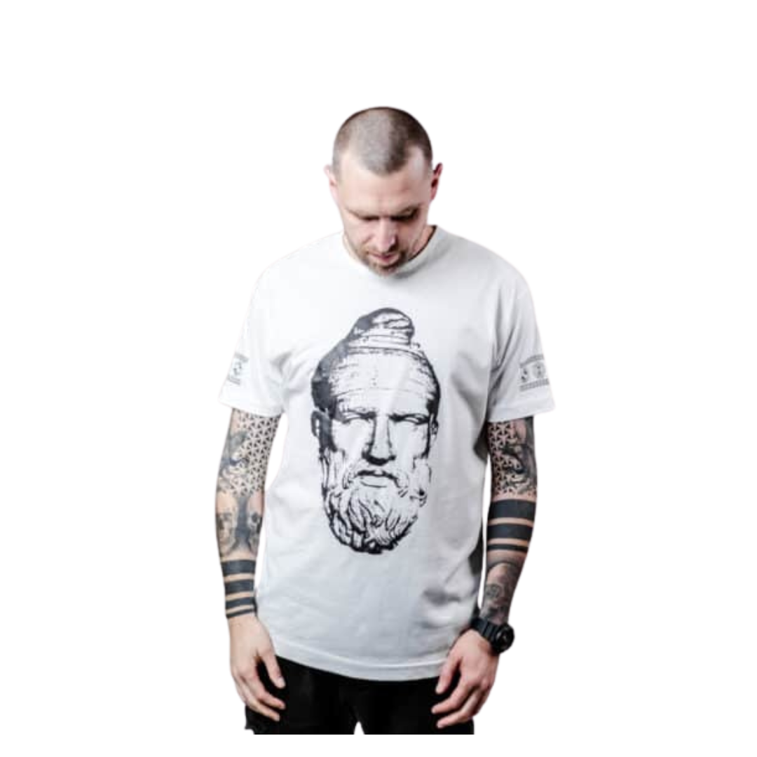Decebal White T-shirt for Men