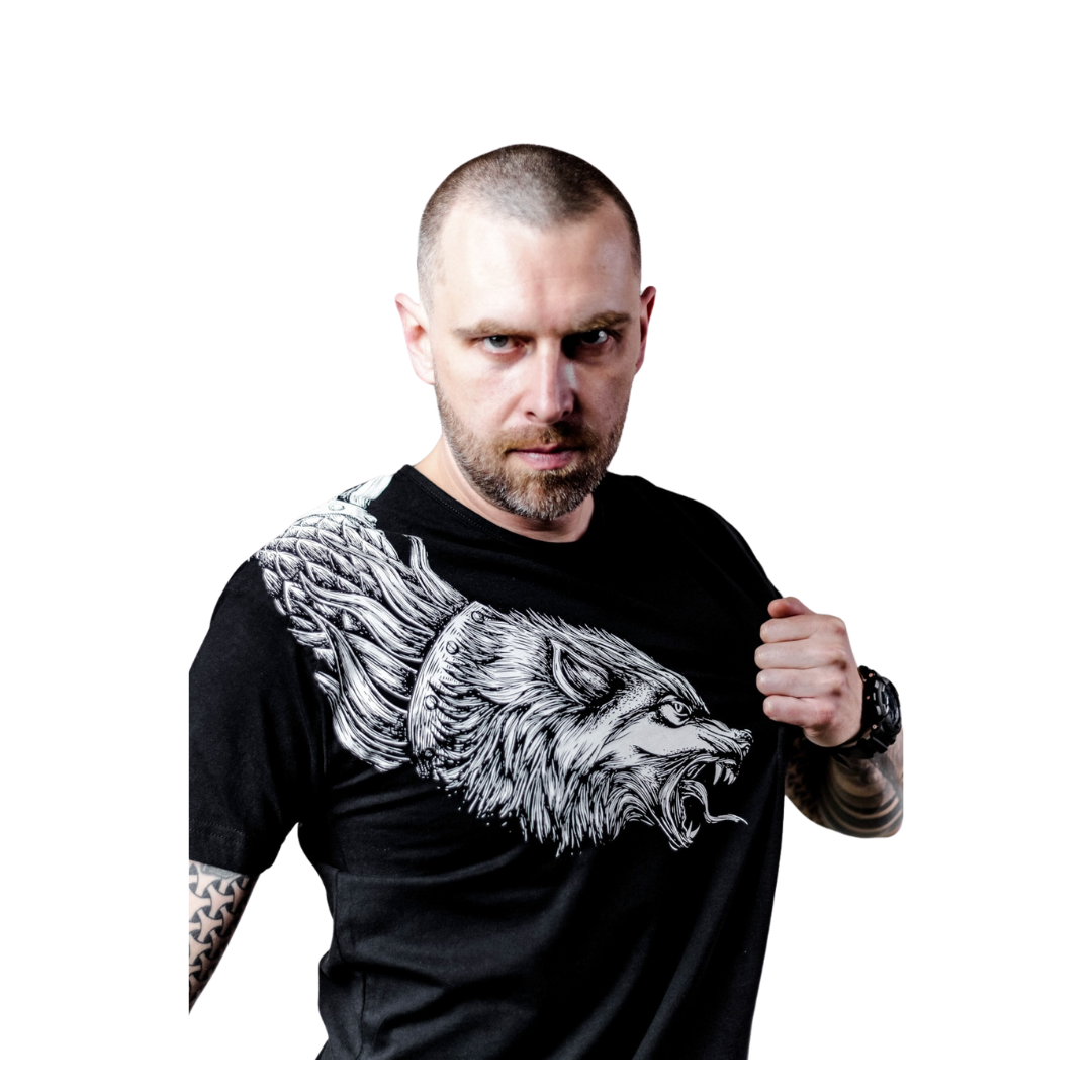 Dacian Wolf Black T-shirt for Men