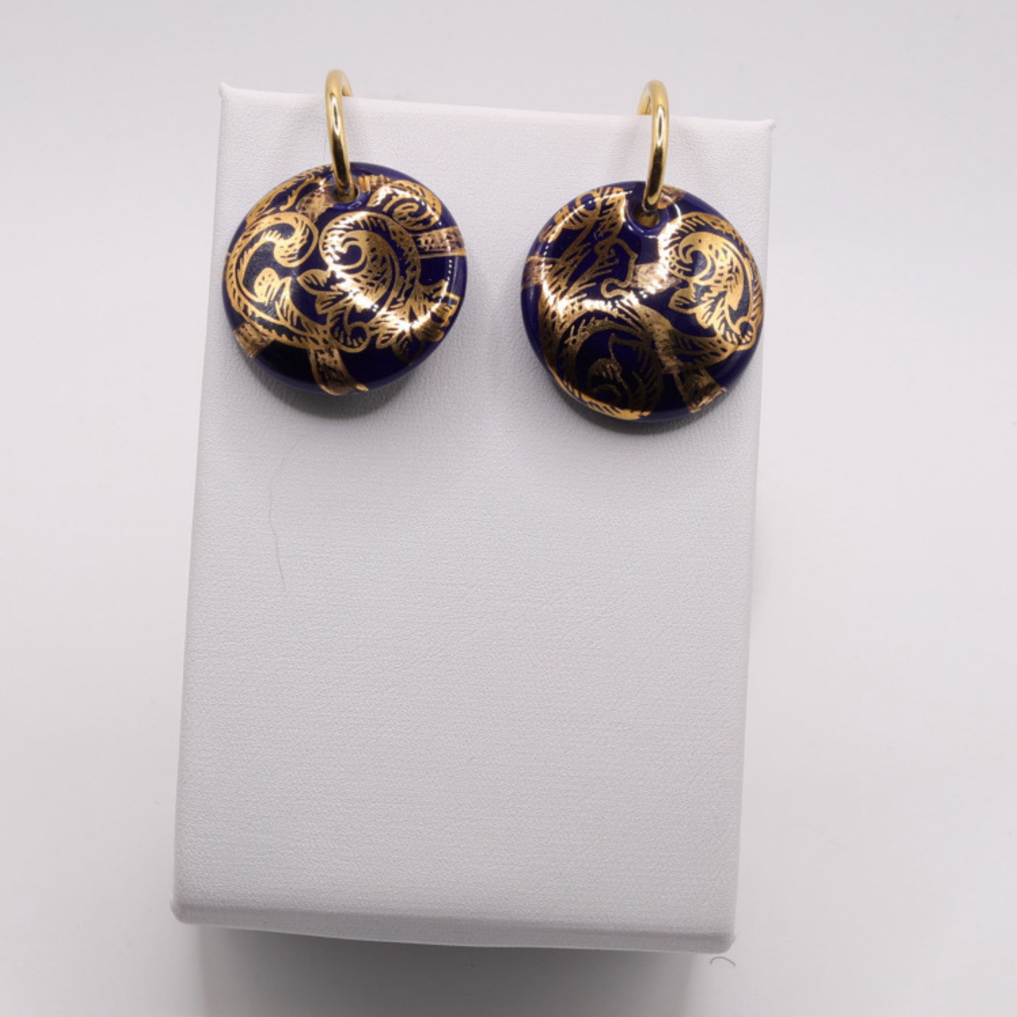 Laura Large Disc Earrings