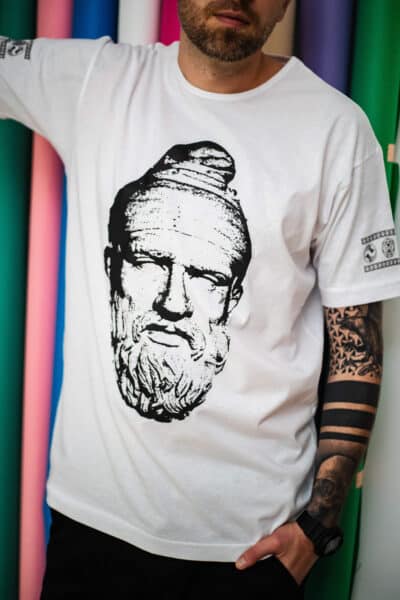 Decebal White T-shirt for Men