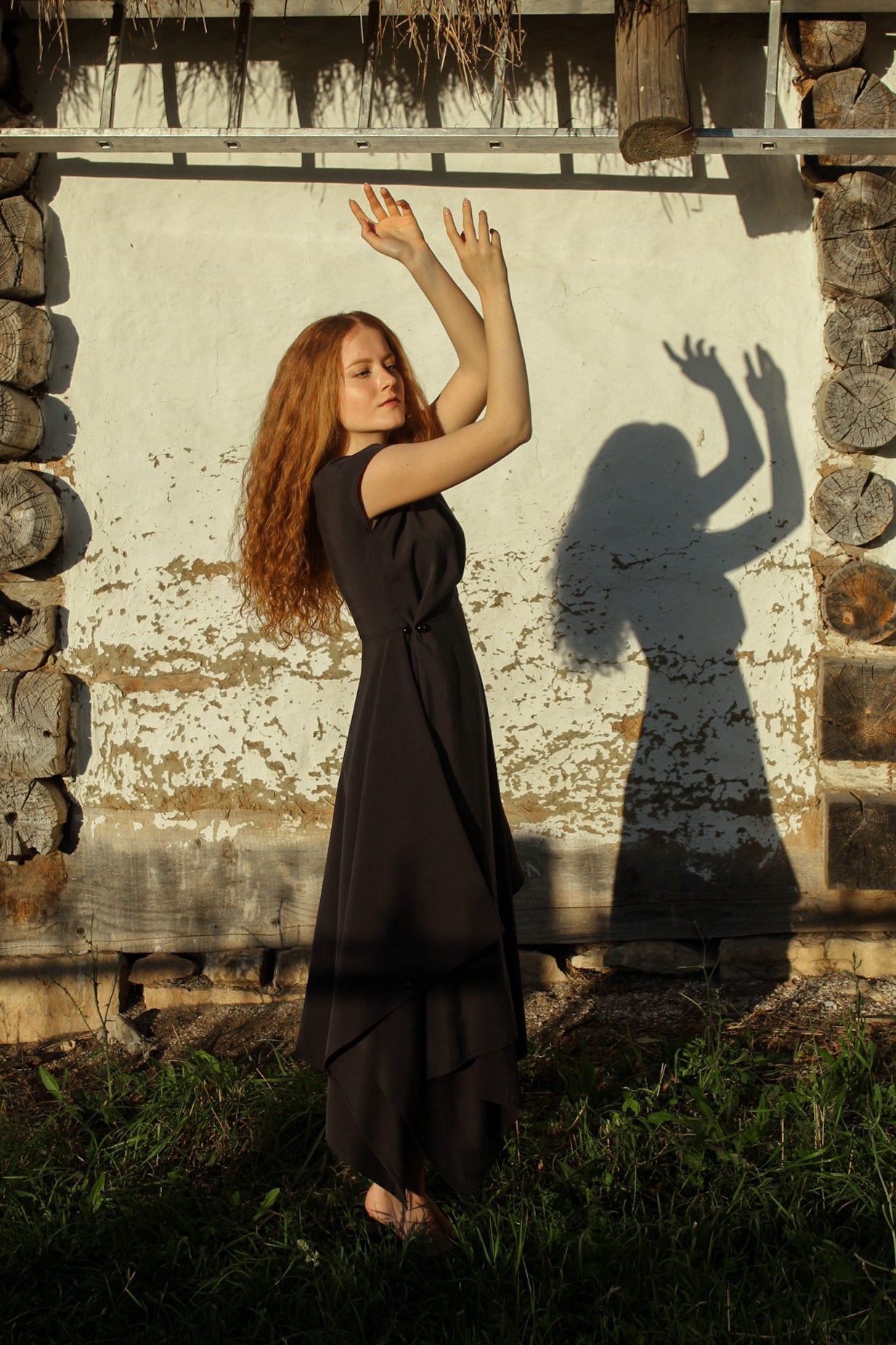 Vegan Silk Adjustable Waist Dress