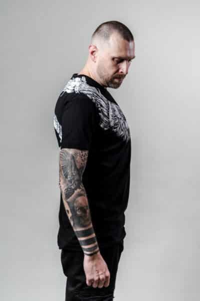 Dacian Wolf Black T-shirt for Men