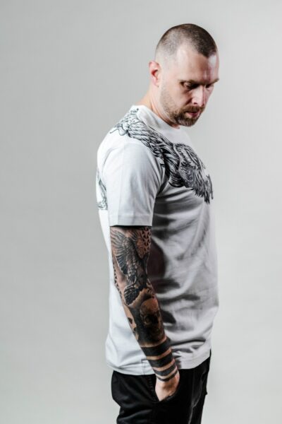 Dacian Wolf White T-shirt for Men