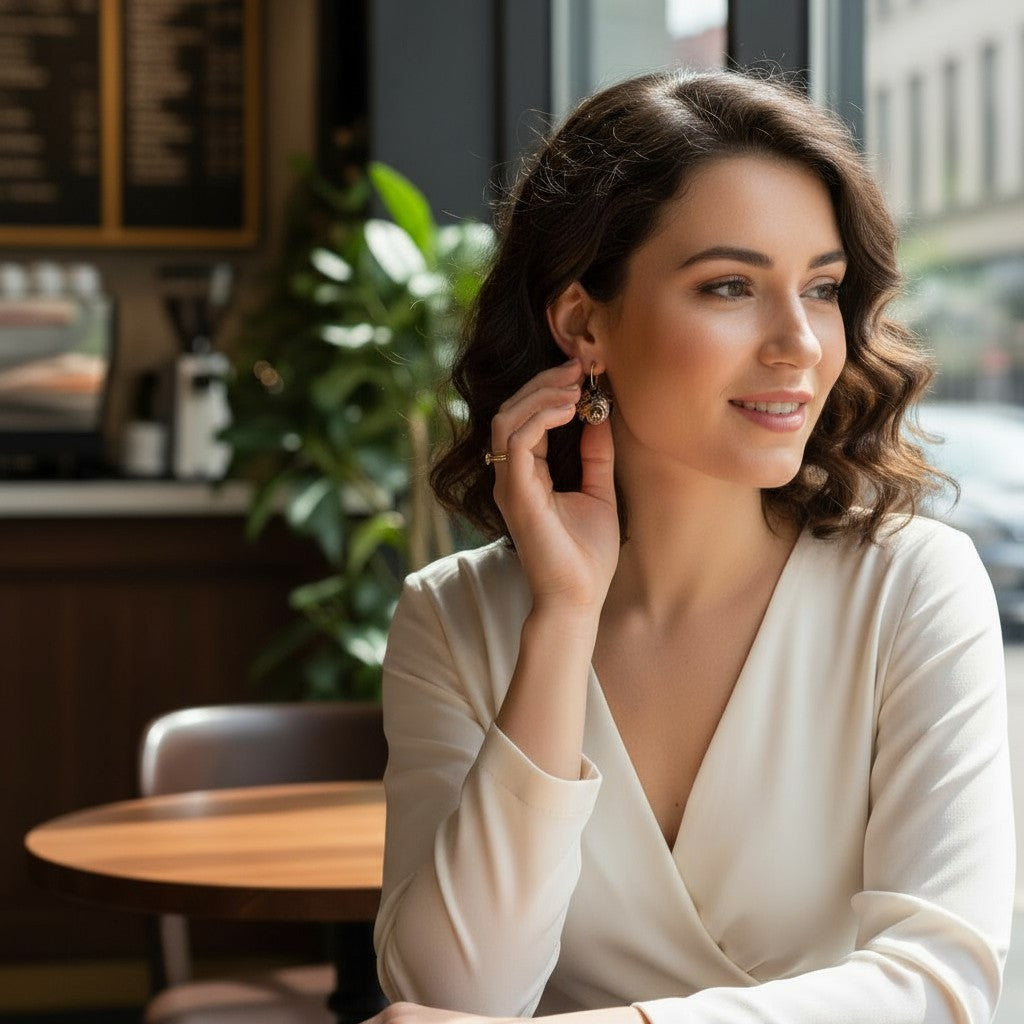 Large Disc Earrings – Laura