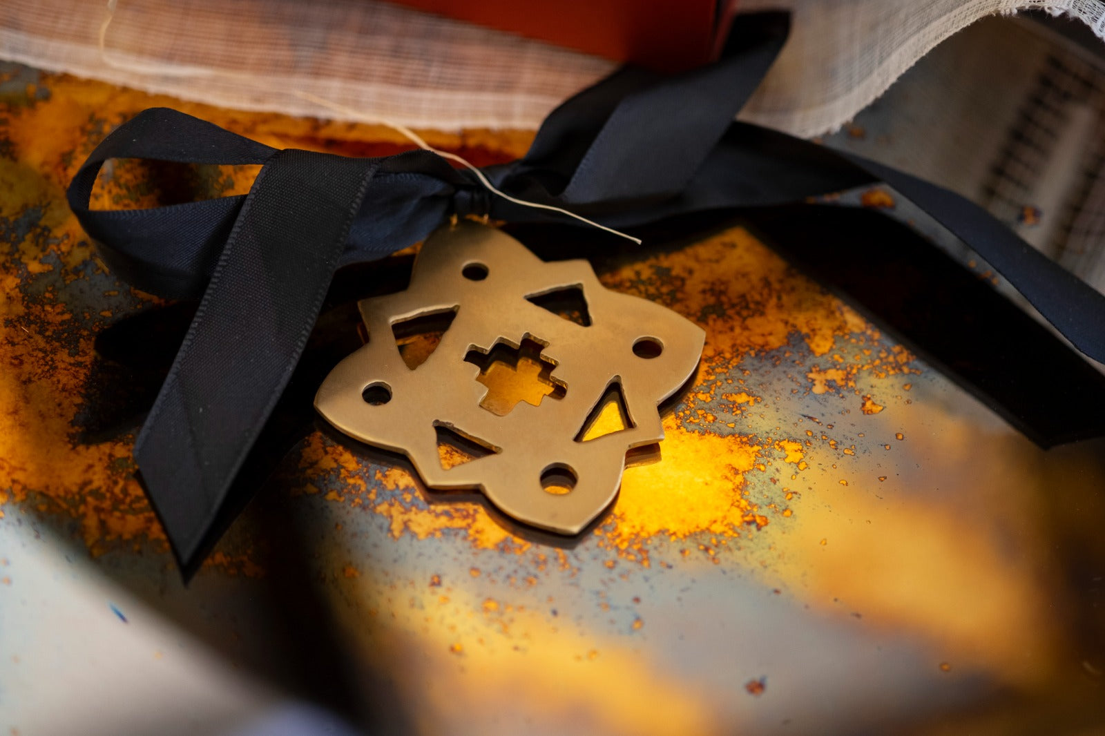 Hyperborean Pendant – Brass Necklace