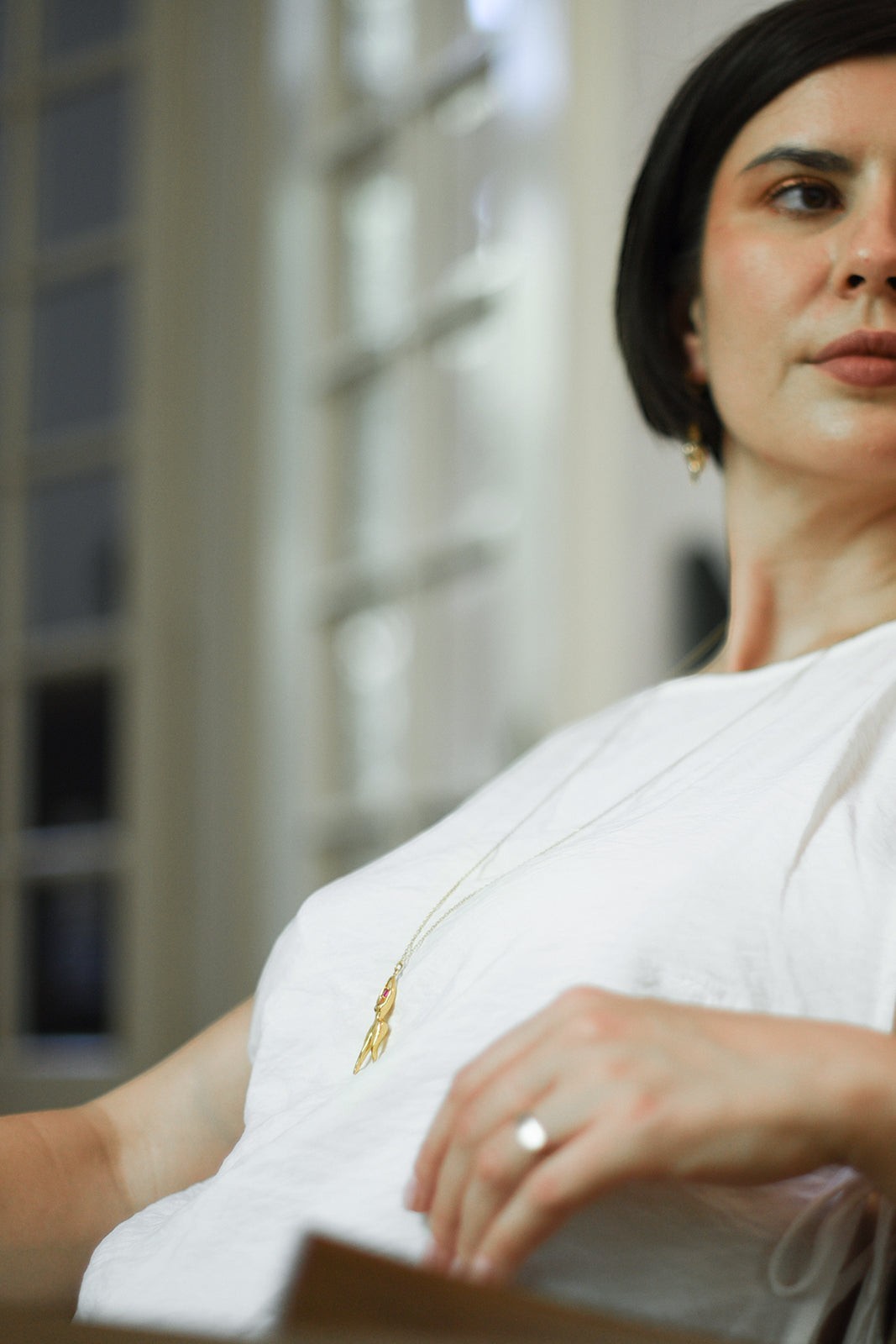 Vesta Gold-Plated Pendant