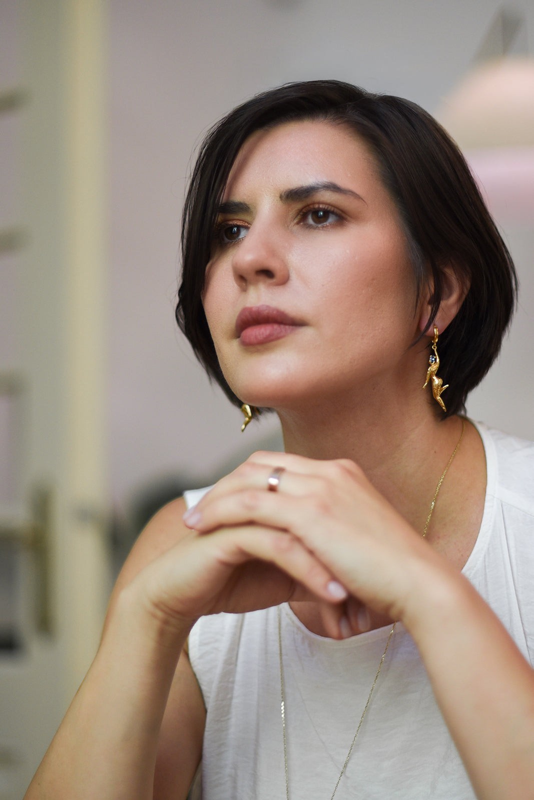 Ondra Gold-Plated Earrings