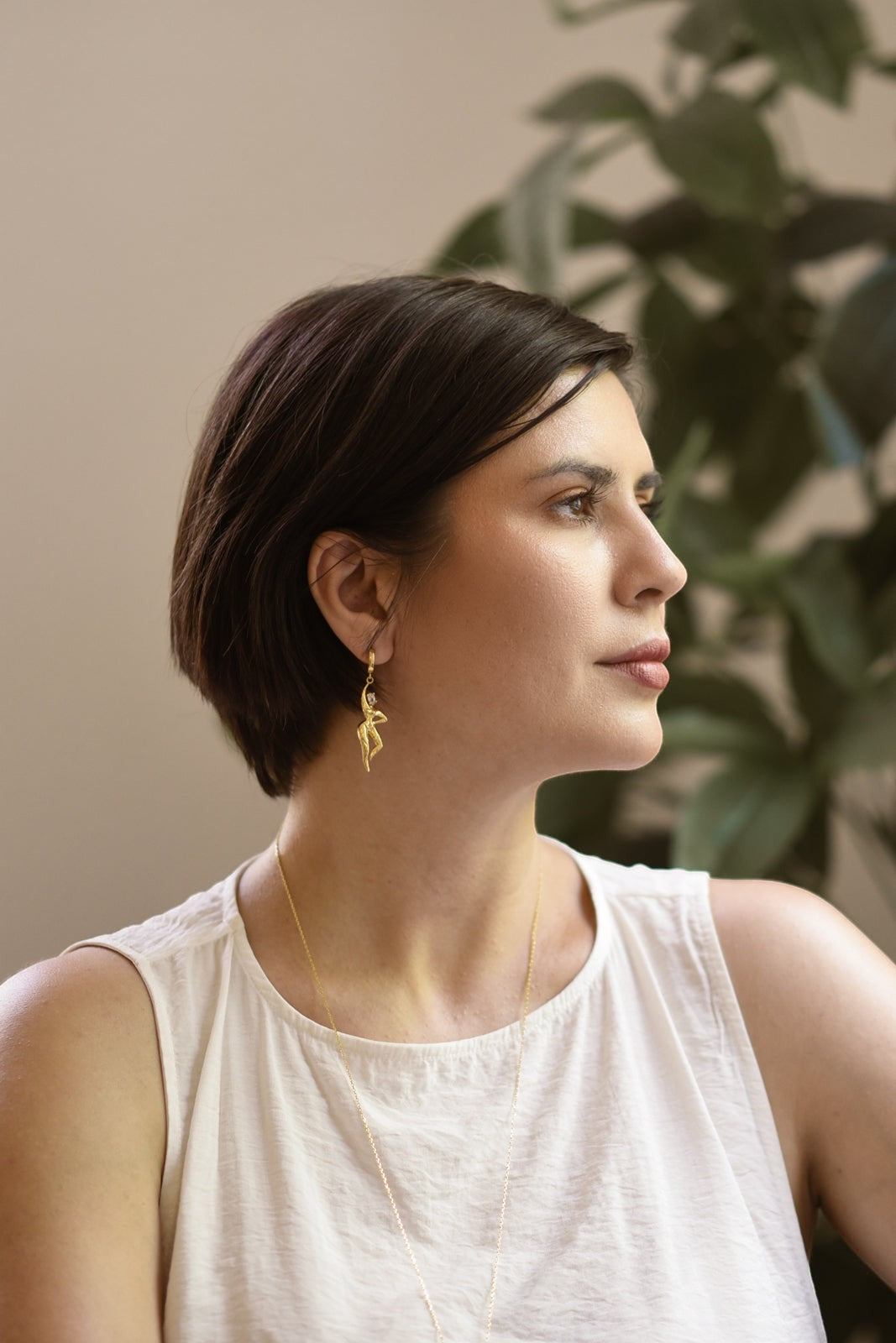 Aethera Gold-Plated Earrings