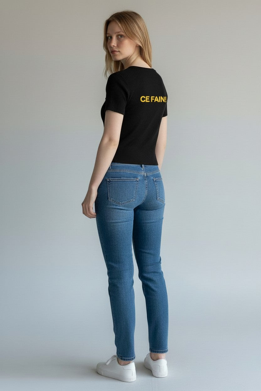 Nadia Perfect 10 Organic Rib T-Shirt