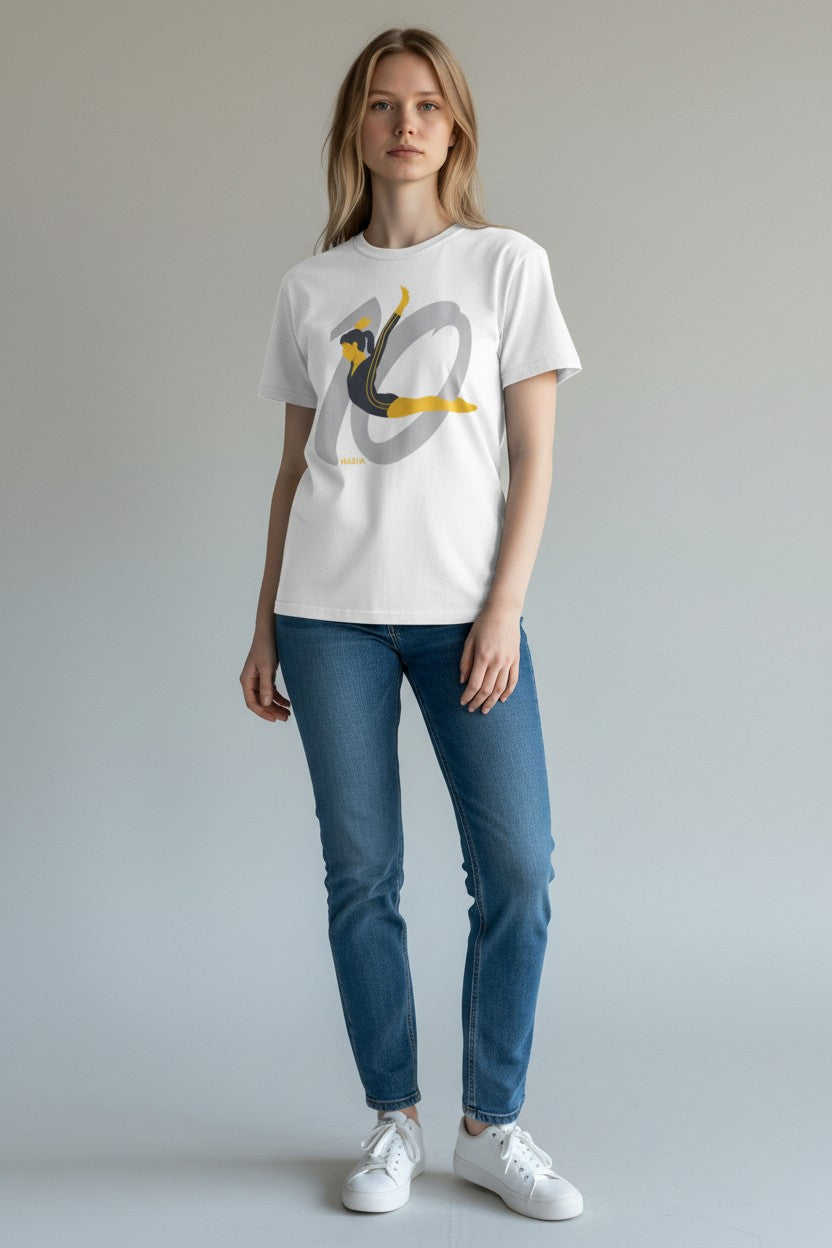 Nadia Perfect 10 Anniversary Organic Cotton T-Shirt