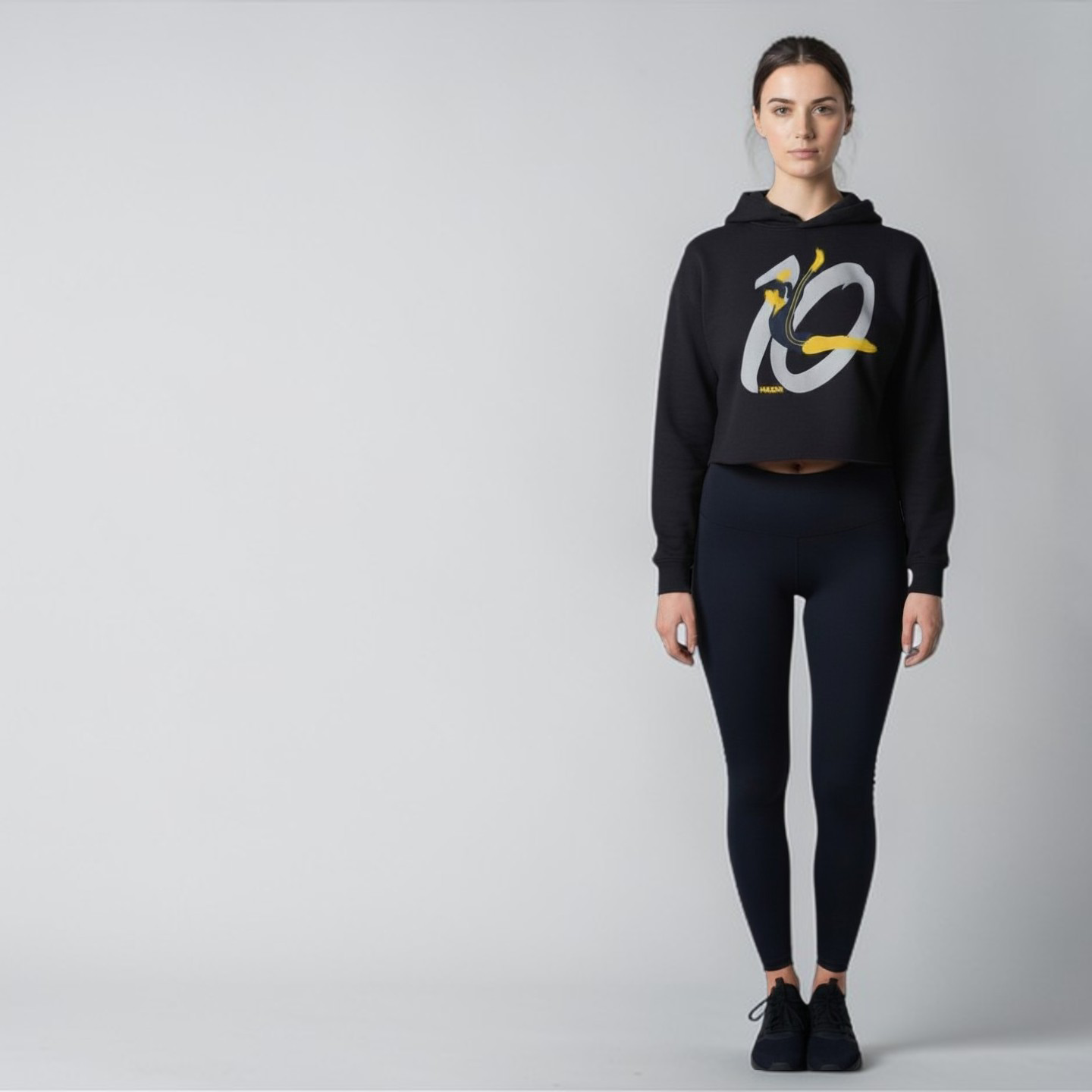 Nadia Perfect 10 Anniversary Cropped Hoodie