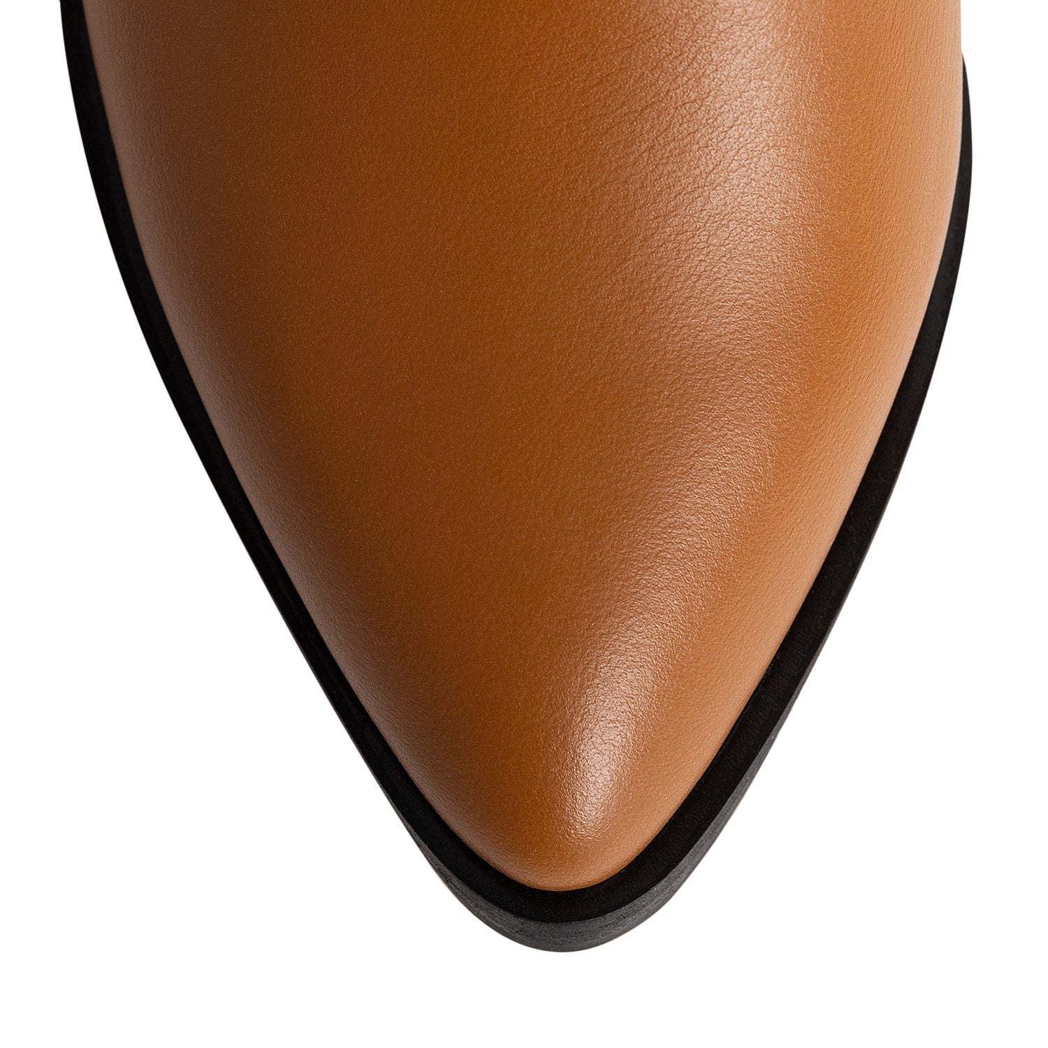 Effortless Poise Camel Nappa Leather Cowboy Boots
