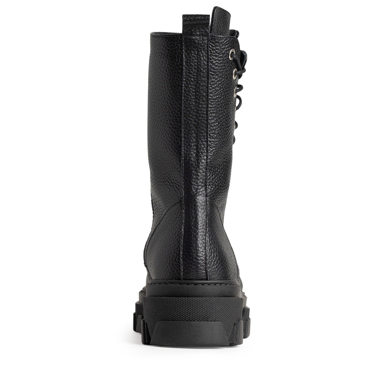 Rebel Black Leather Boots