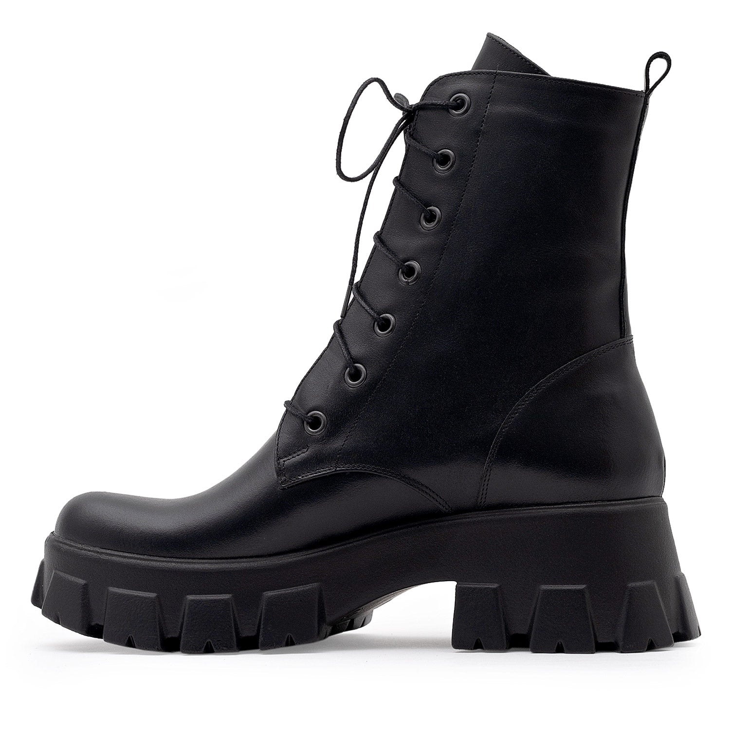 Stryde Black Nappa Leather Boots