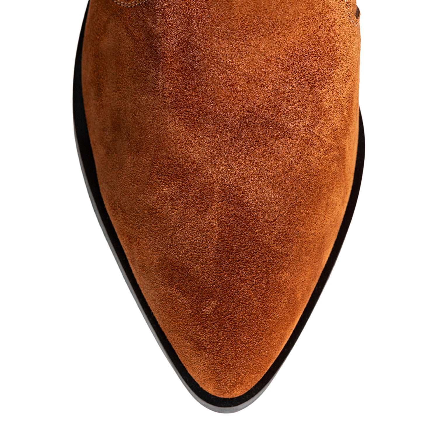 Clay-Voyance Terracotta Suede Cowboy Boots