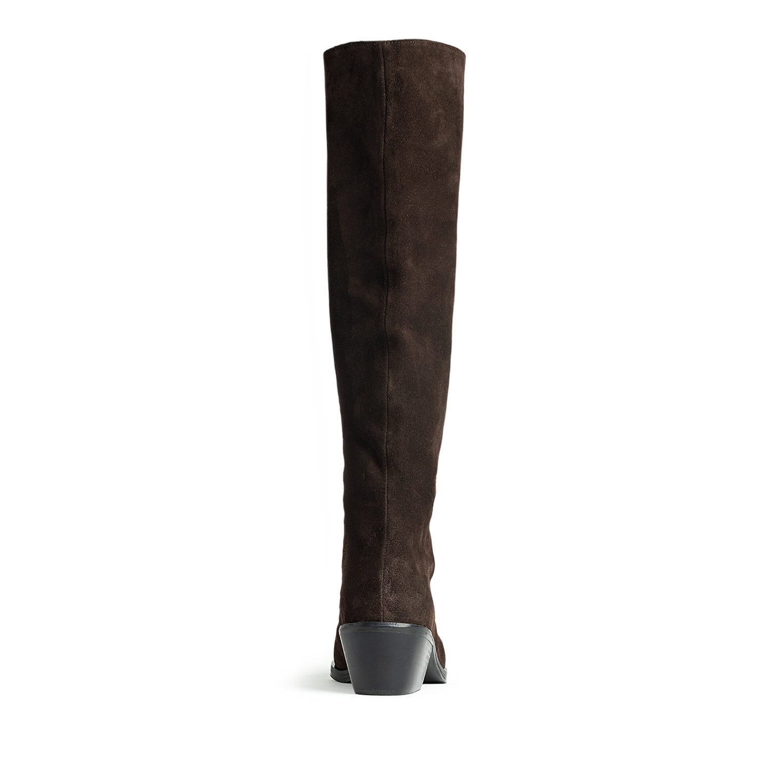 Heritage Espresso Brown Suede Cowboy Boots