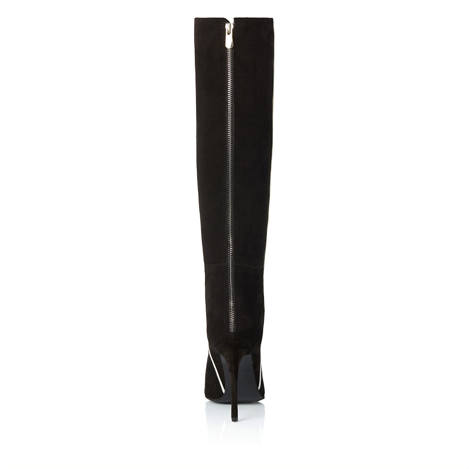 Neon Night Black Suede Boots