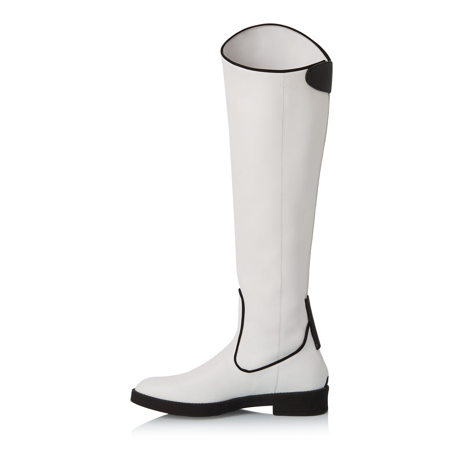 Sky-High Cloud Dancer Nappa Leather Boots