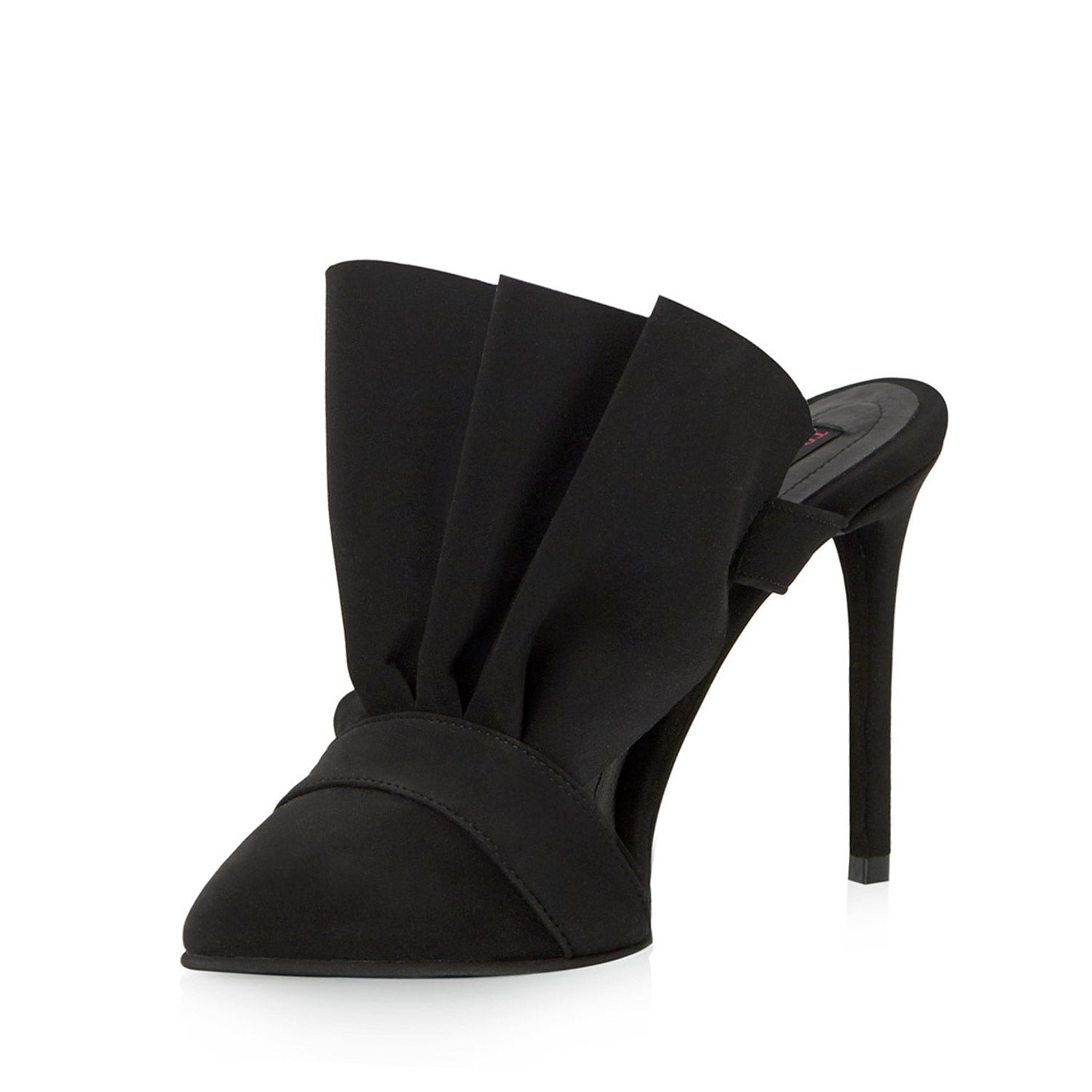Rainb(l)ow Black Velvet Mules