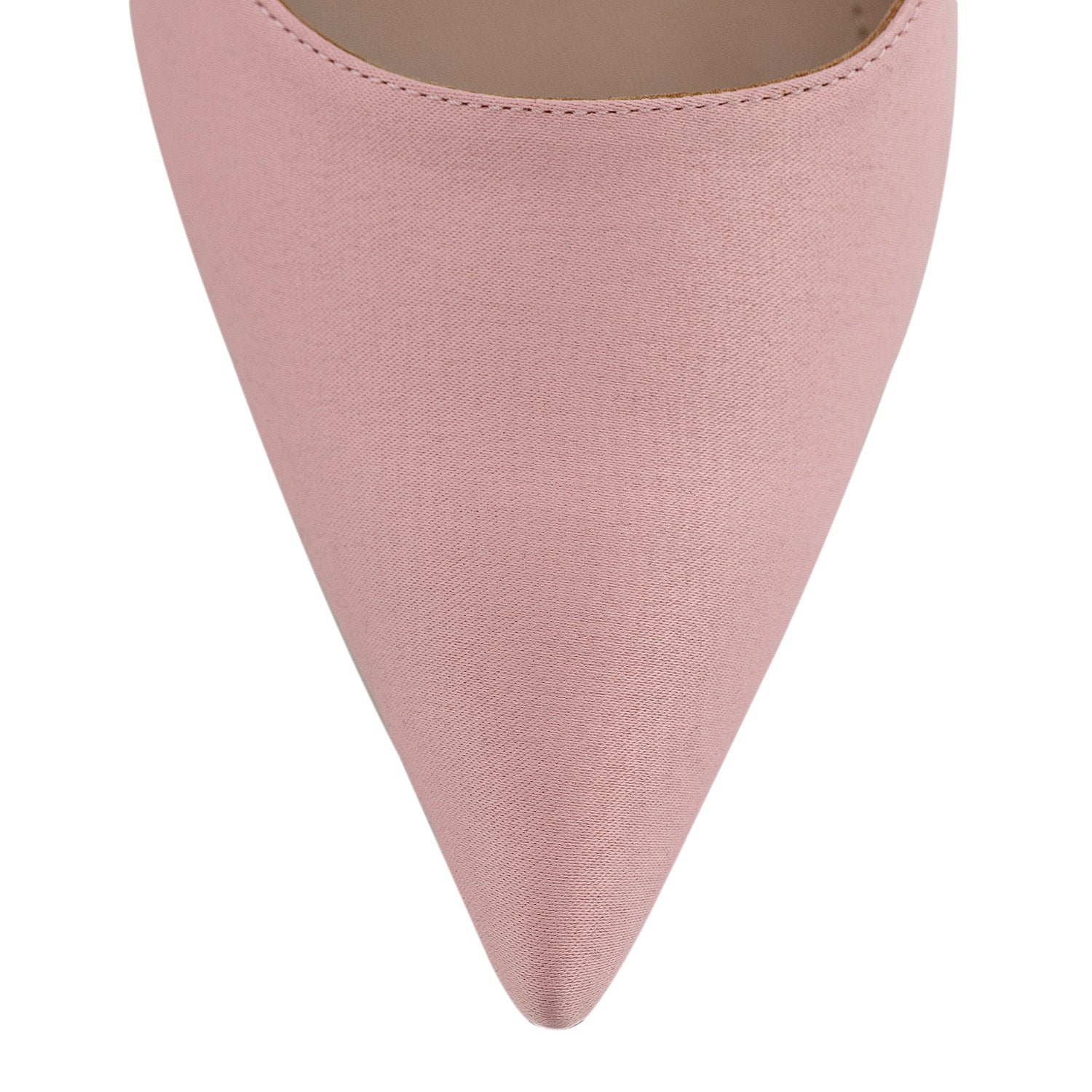 Lissome Light Pink Satin Stiletto Shoes