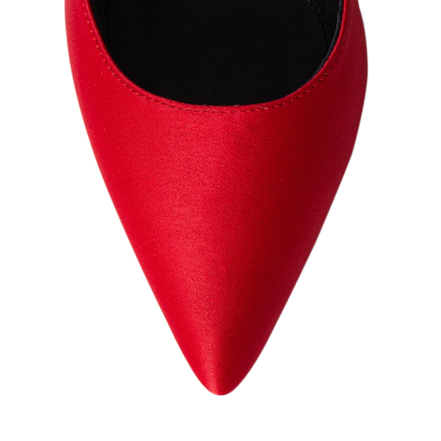 Timeless Desire Raspberry Satin Stiletto Shoes