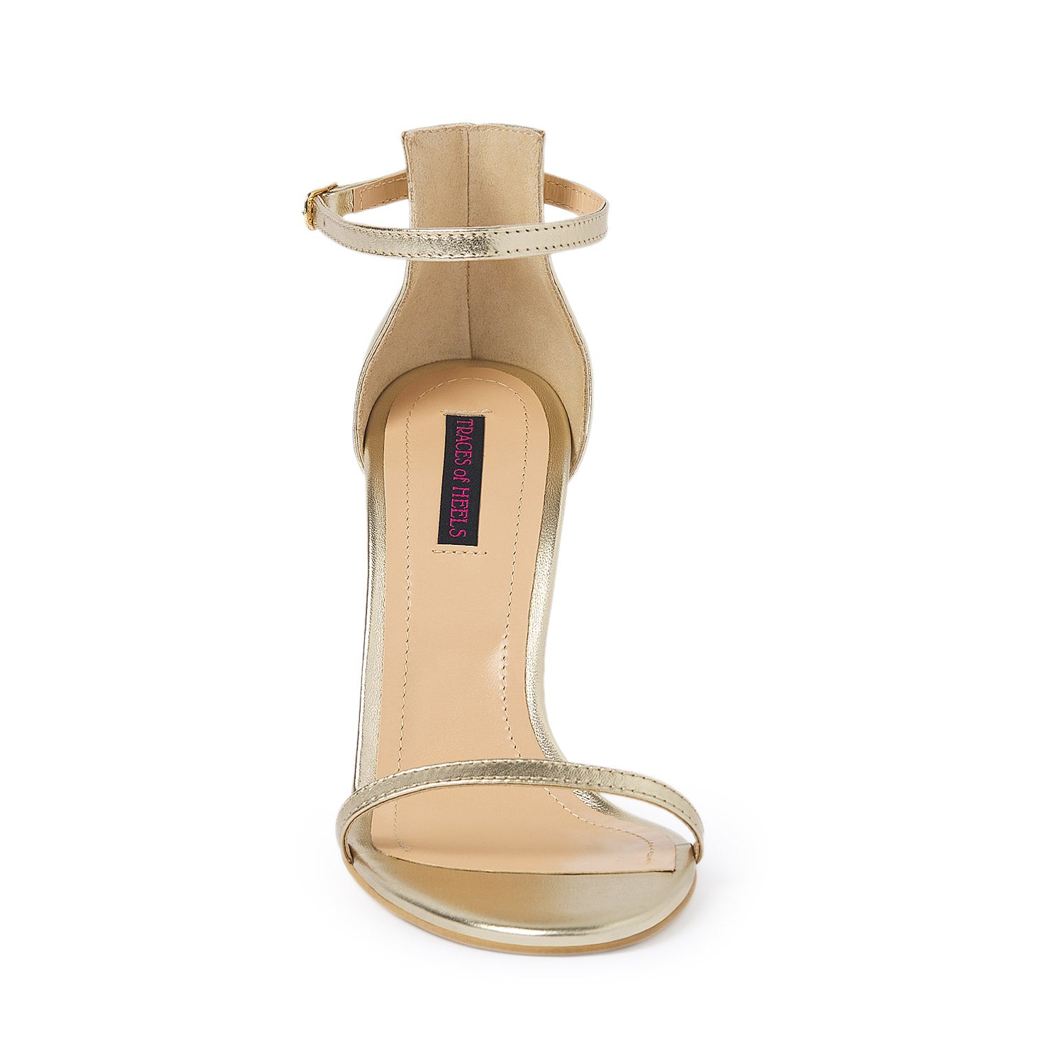 Mars Gold Nappa Leather Sandals