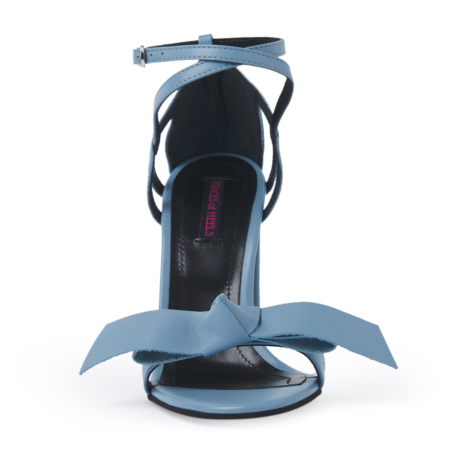 Serendipity Light Blue Nappa Leather Sandals