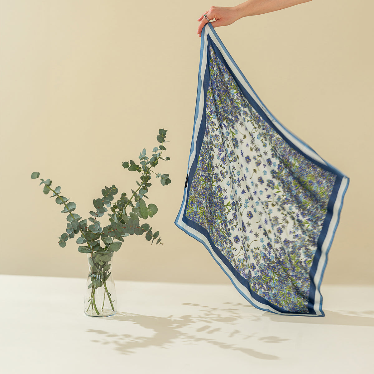 Forget-Me-Not Silk Scarf