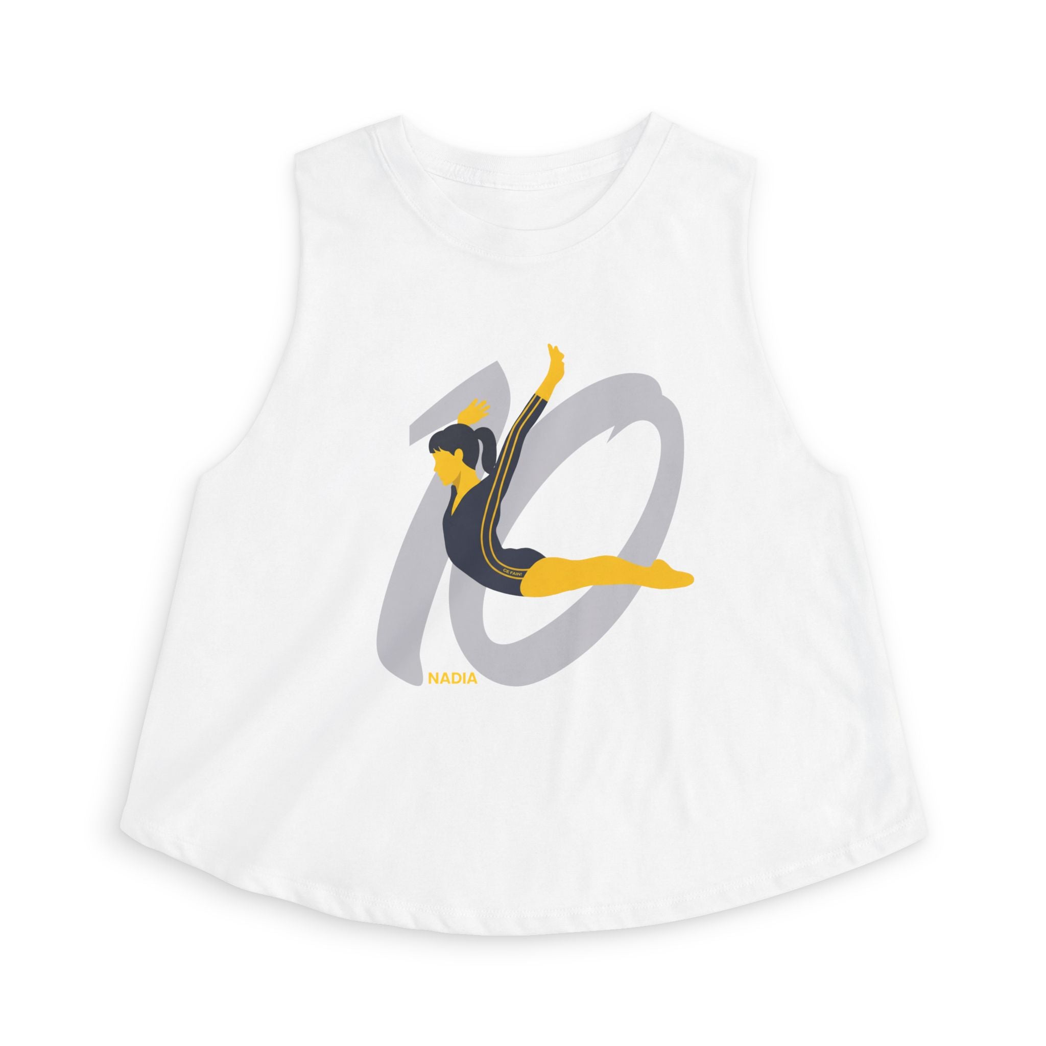 Nadia Perfect 10 Anniversary Crop Tank Top