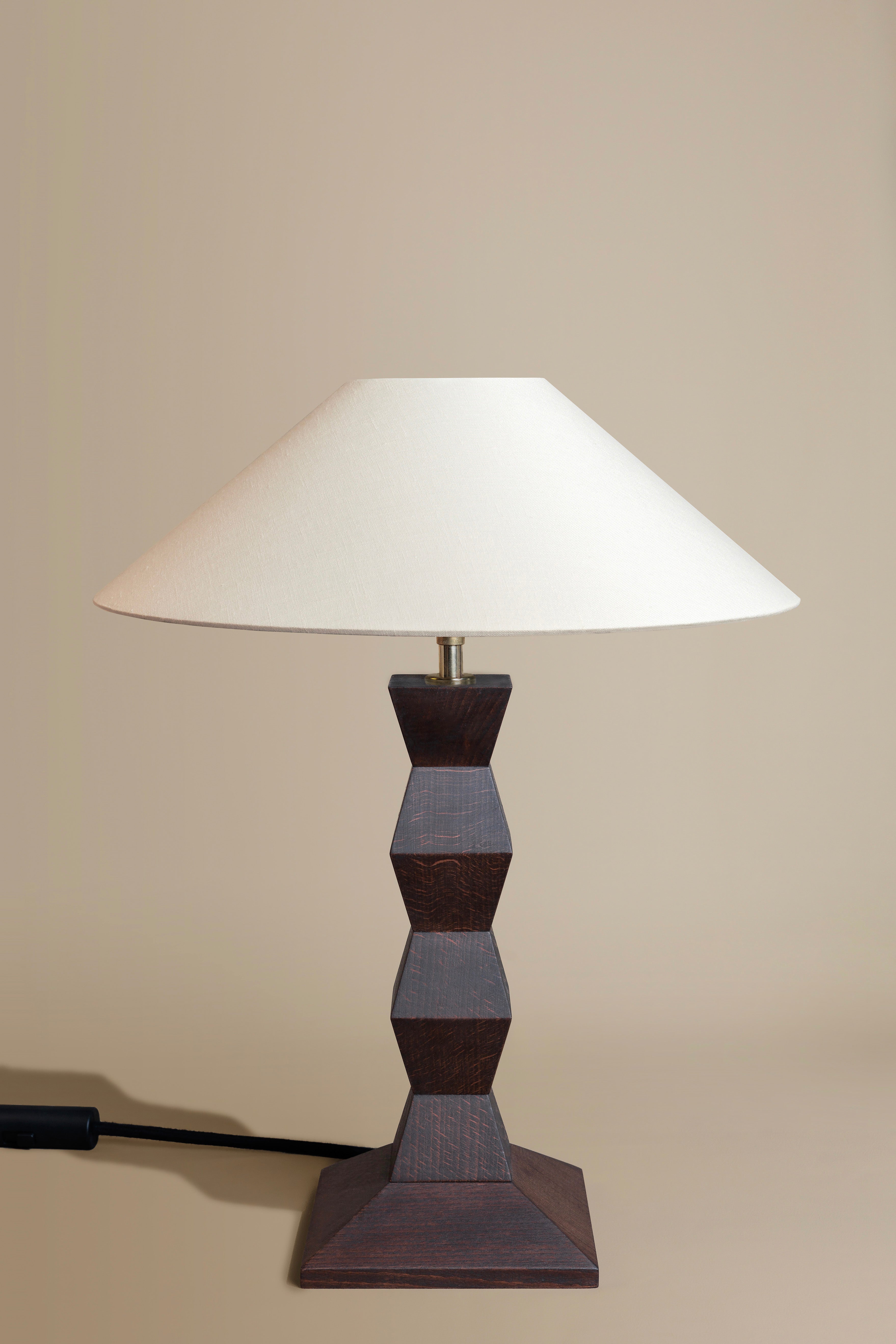 Metamorphosis Walnut Table Lamp