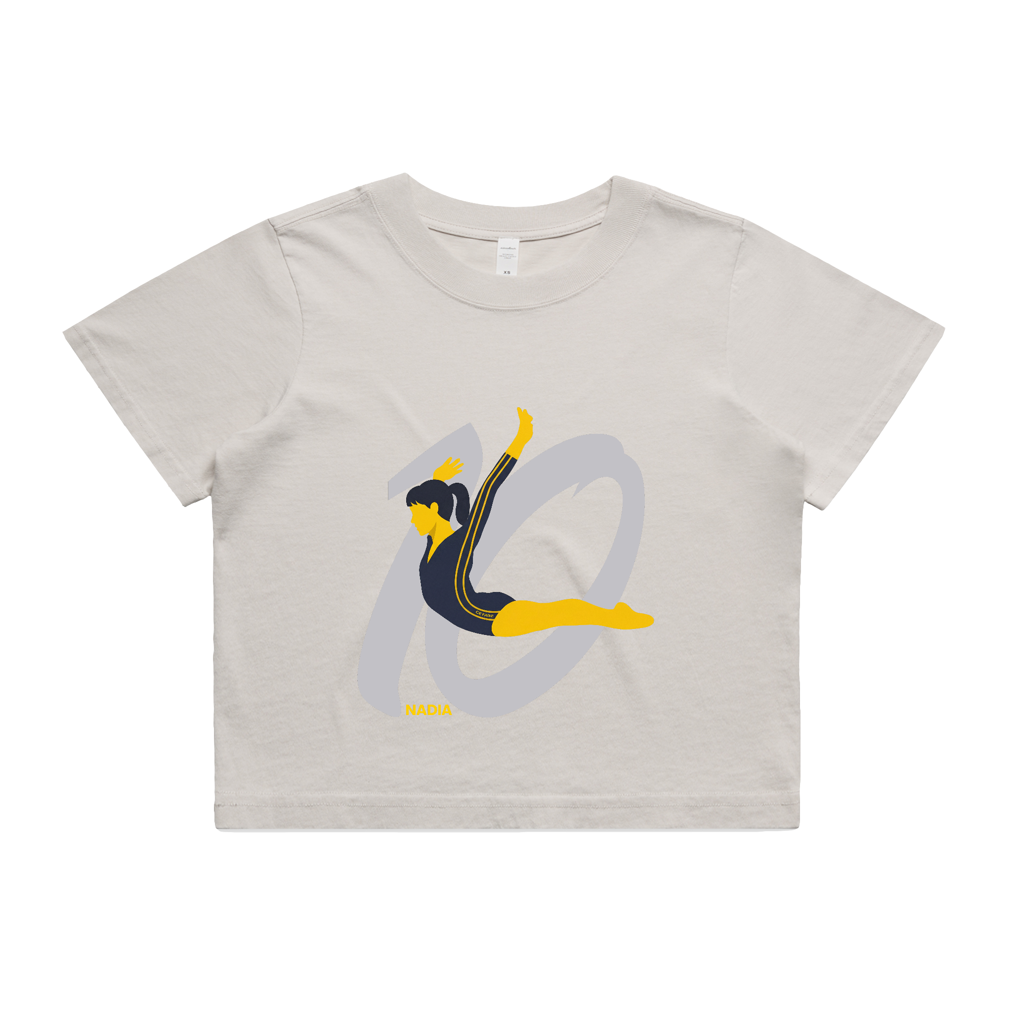 Nadia Perfect 10 Anniversary Cropped T-Shirt