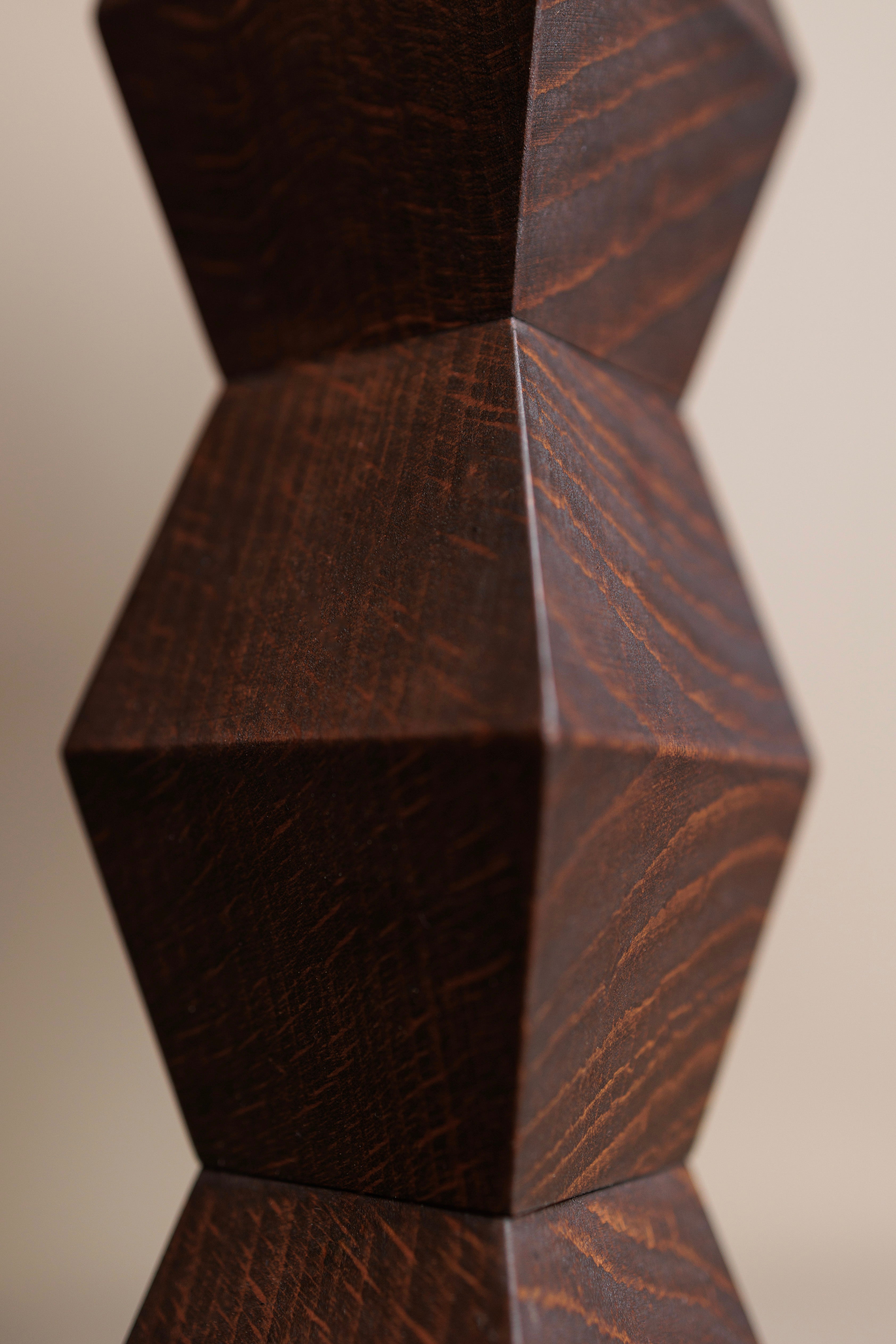 Metamorphosis Walnut Table Lamp