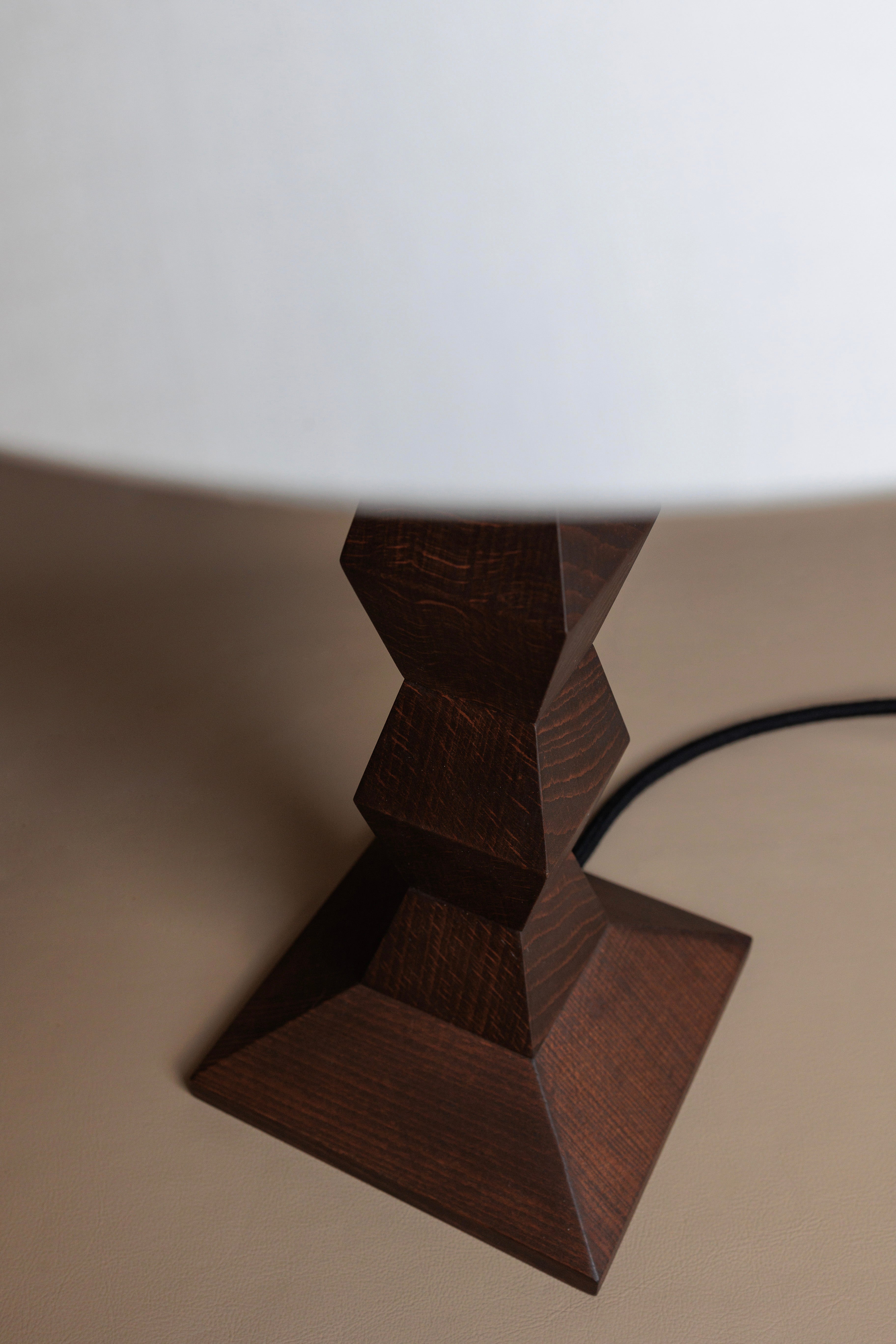 Metamorphosis Walnut Table Lamp