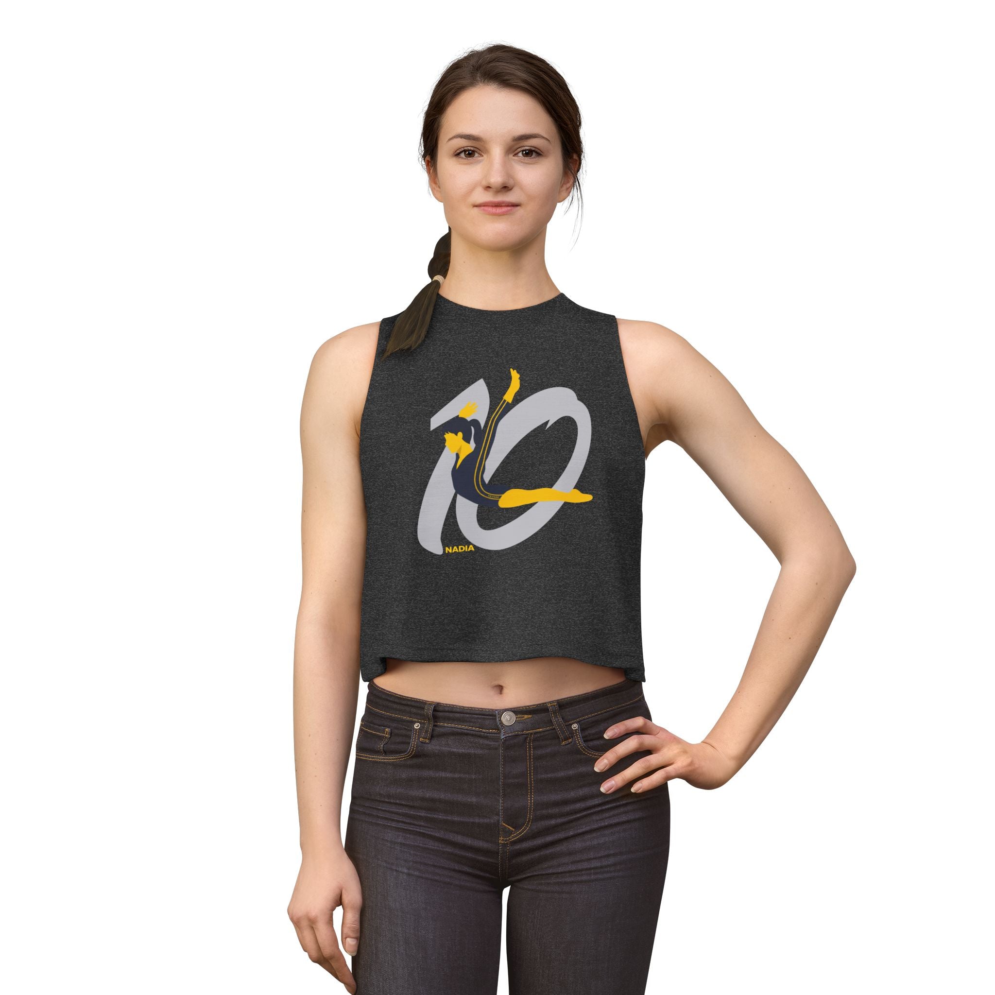 Nadia Perfect 10 Anniversary Crop Tank Top
