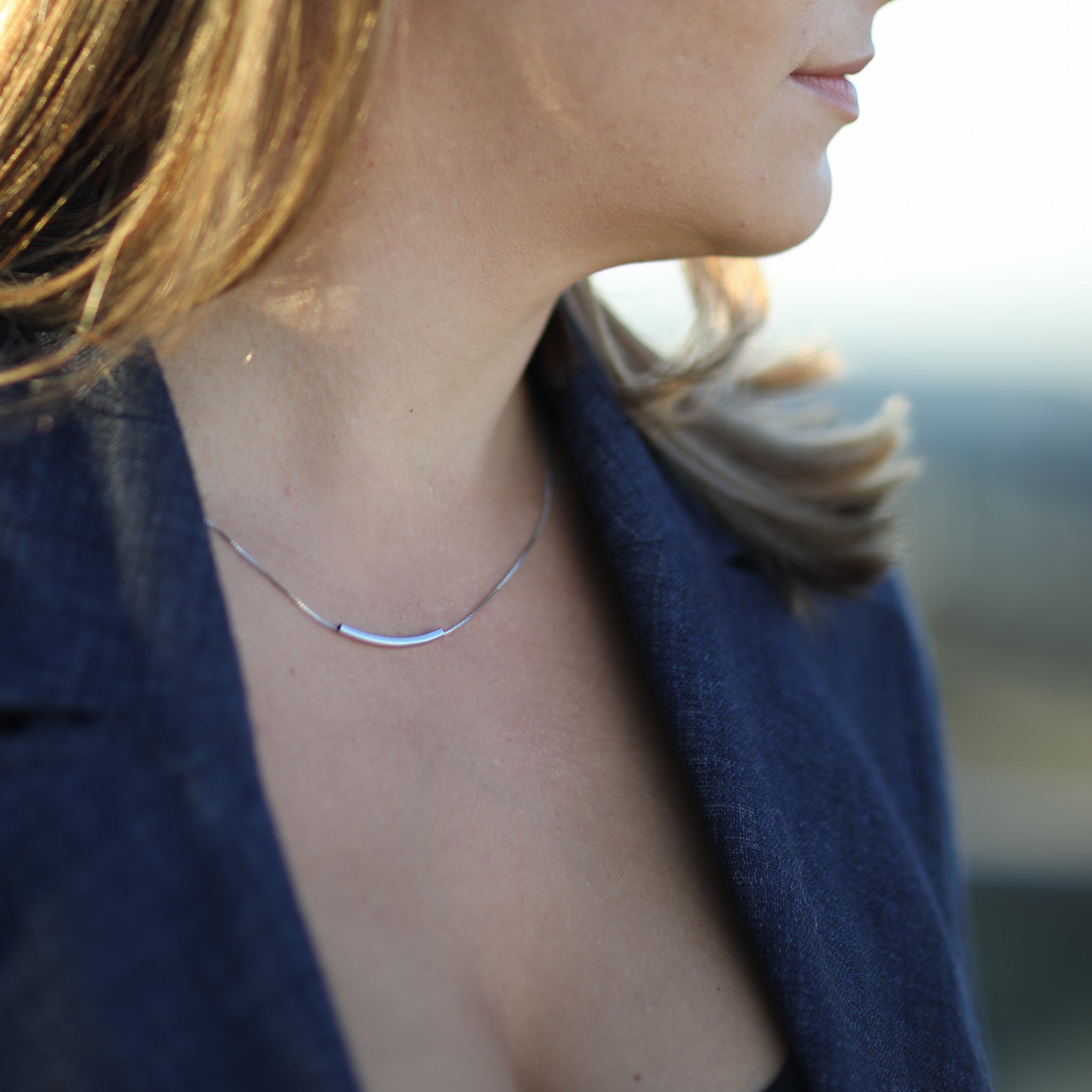 Fidget tubular pendant
