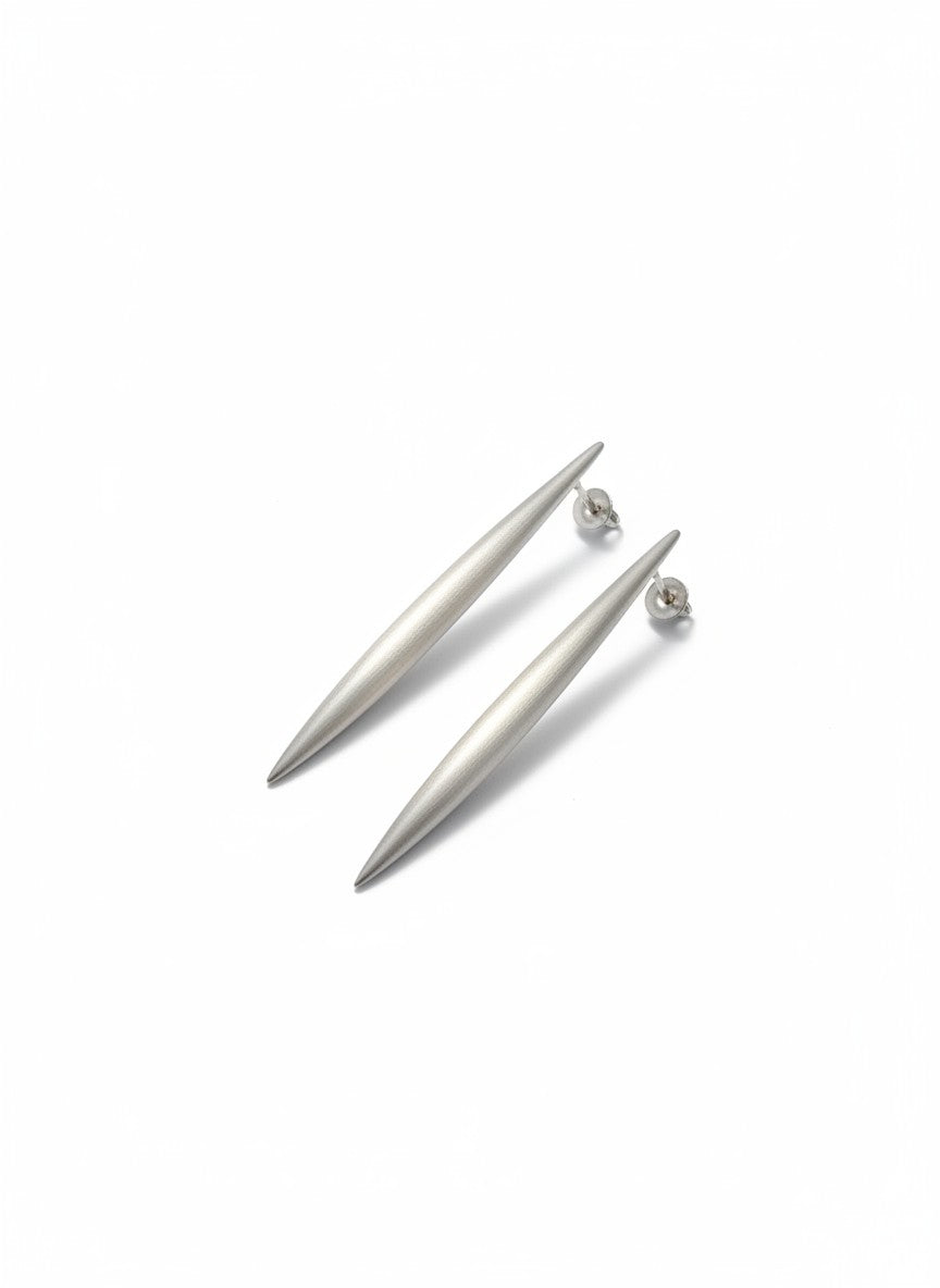 Bird in Flight Silver Earrings