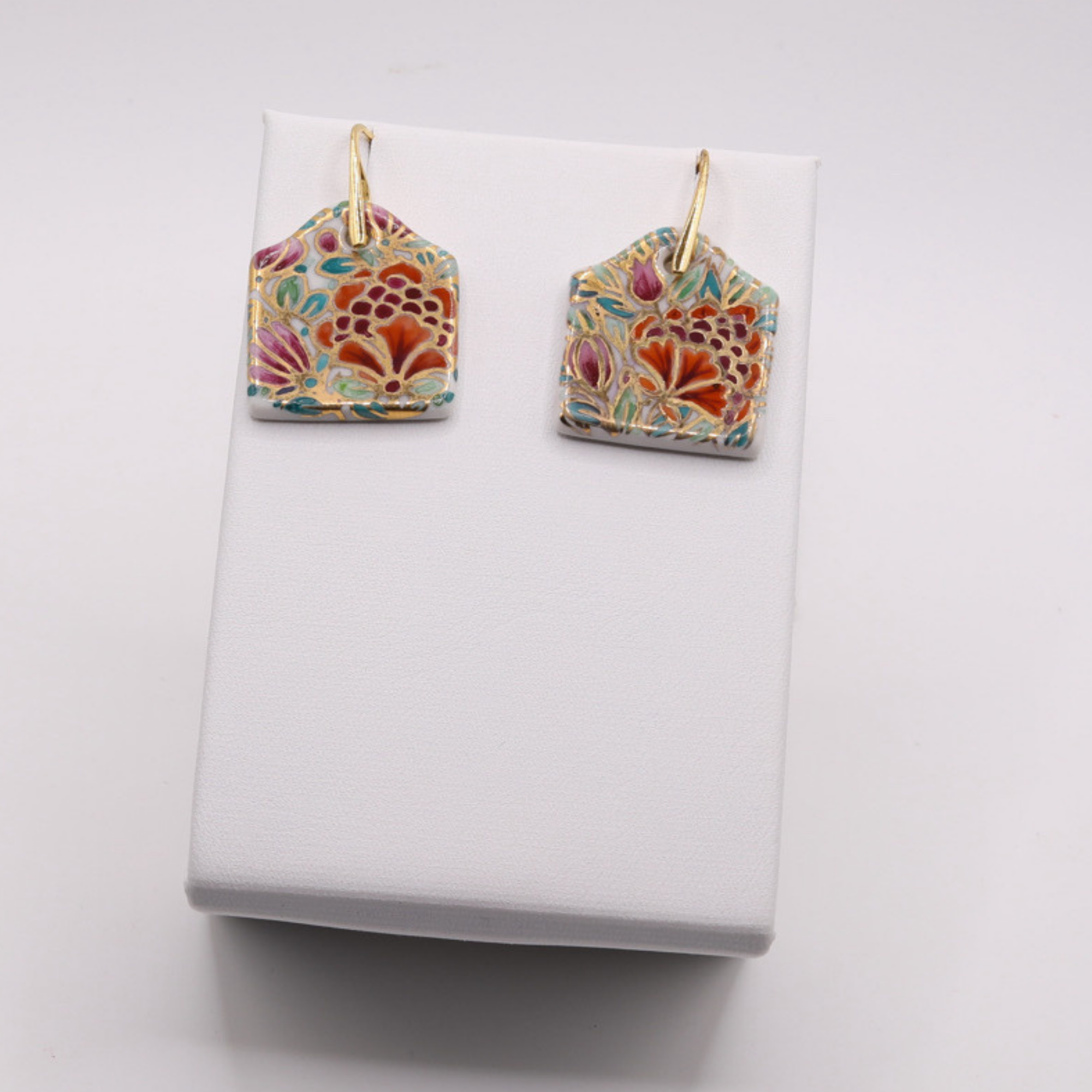 “Spring is in the Air” Small Baroque House Earrings